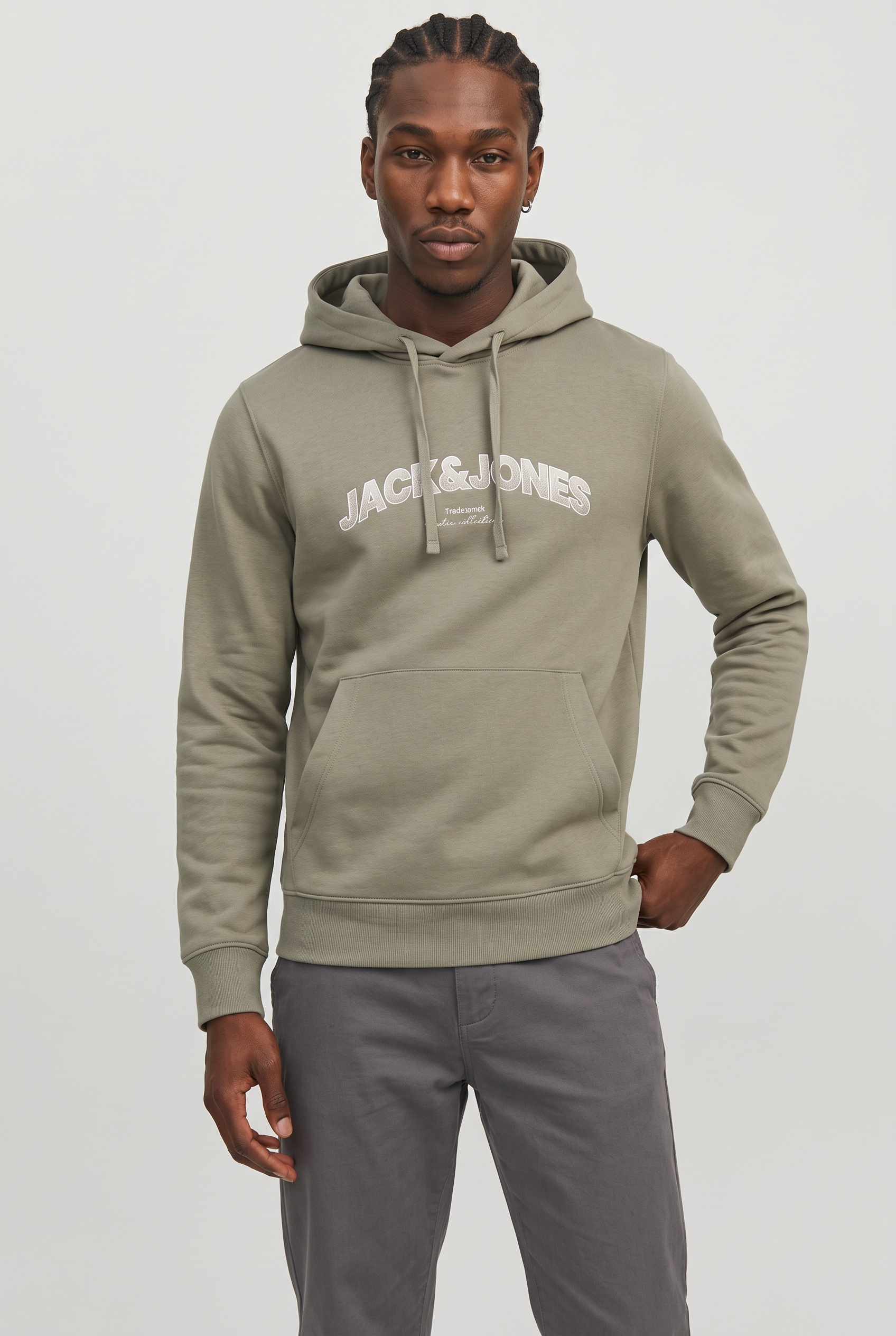 Image of Jack & Jones Kapuzensweatshirt "JJAVERY SWEAT HOOD", Baumwollmischung, regular fit