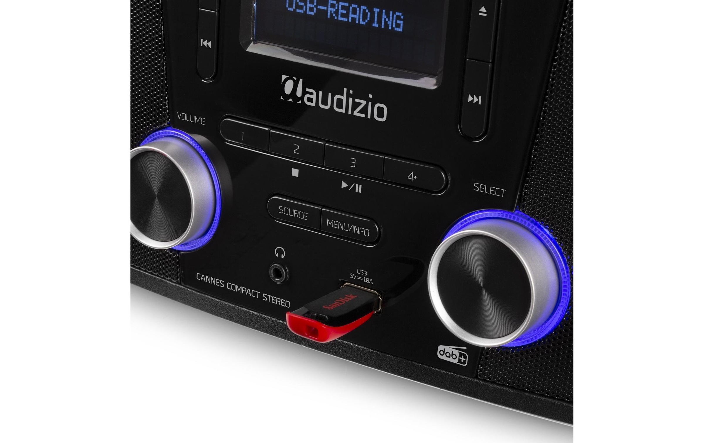 Microanlage »Audizio Cannes«, (Digitalradio (DAB+)-FM-Tuner)