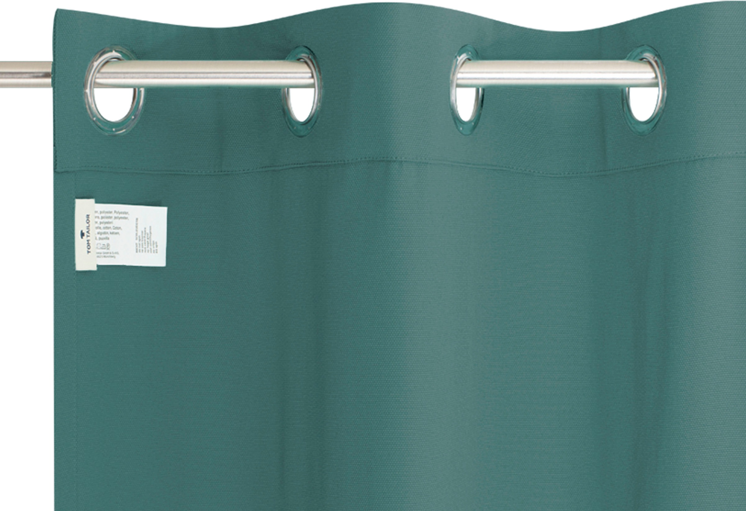 TOM TAILOR HOME Vorhang »Dove Signature« Ösen 1 Stk. tlg. mit aufgesticktem Markenlogo