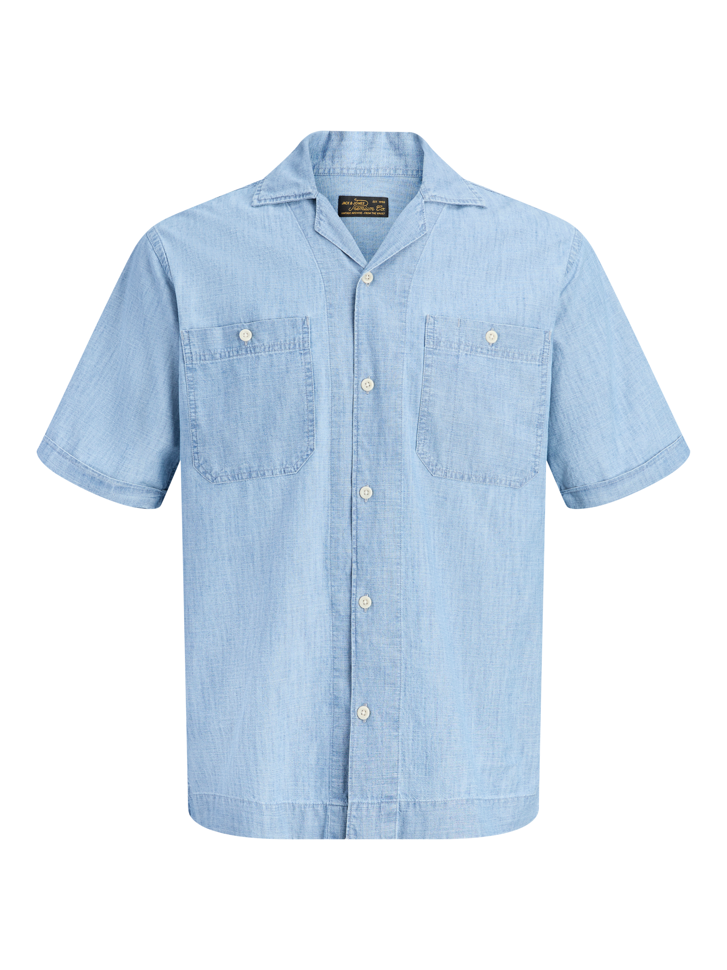 Jack & Jones Kurzarmhemd »JPRBLUMAX VINTAGE S/S RESORT SHIRT« mit Brust Taschen