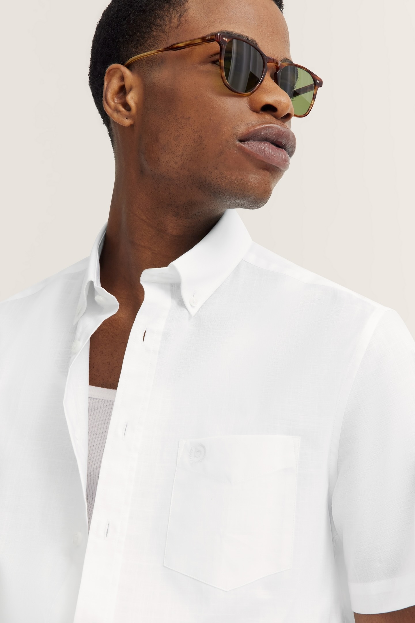 bugatti Kurzarmhemd mit Button-Down-Kragen