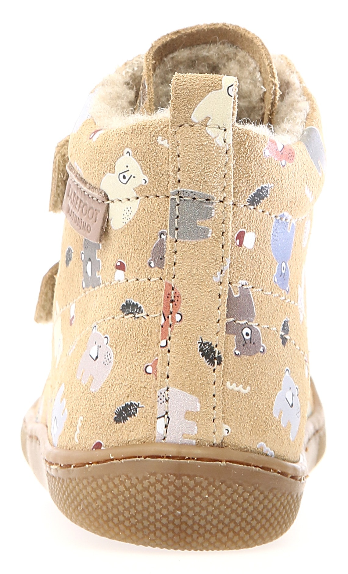 Naturino Chaussures de marche »Wigghi«  chaussure pieds nus imprimée lamas, gabarit de taille à télécharger