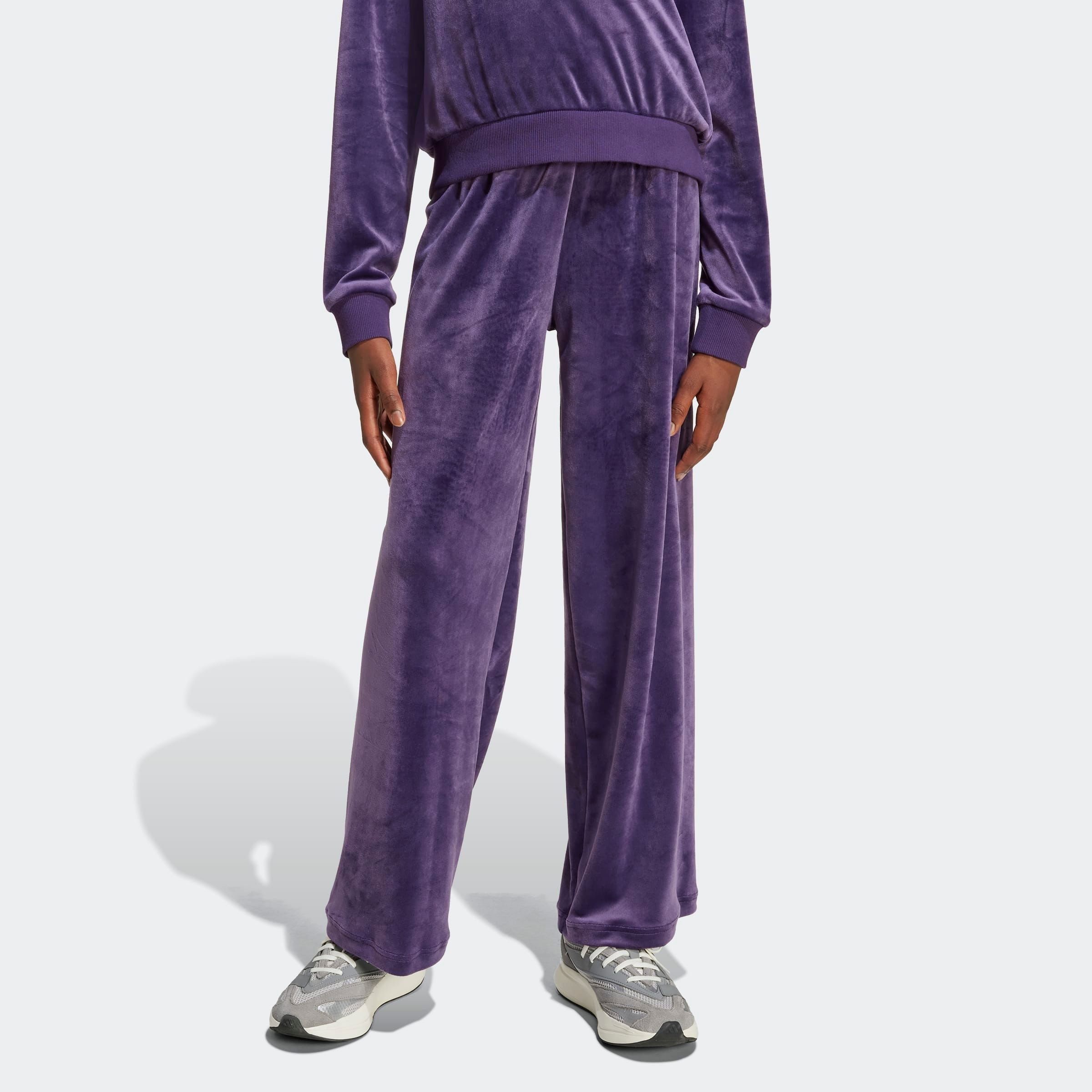 Image of adidas Sportswear Sporthose "SEASONAL ESSENTIALS HOLIDAY PACK WIDE LEG" weite Passform, für Kinder, aus Polyester und Elasthan
