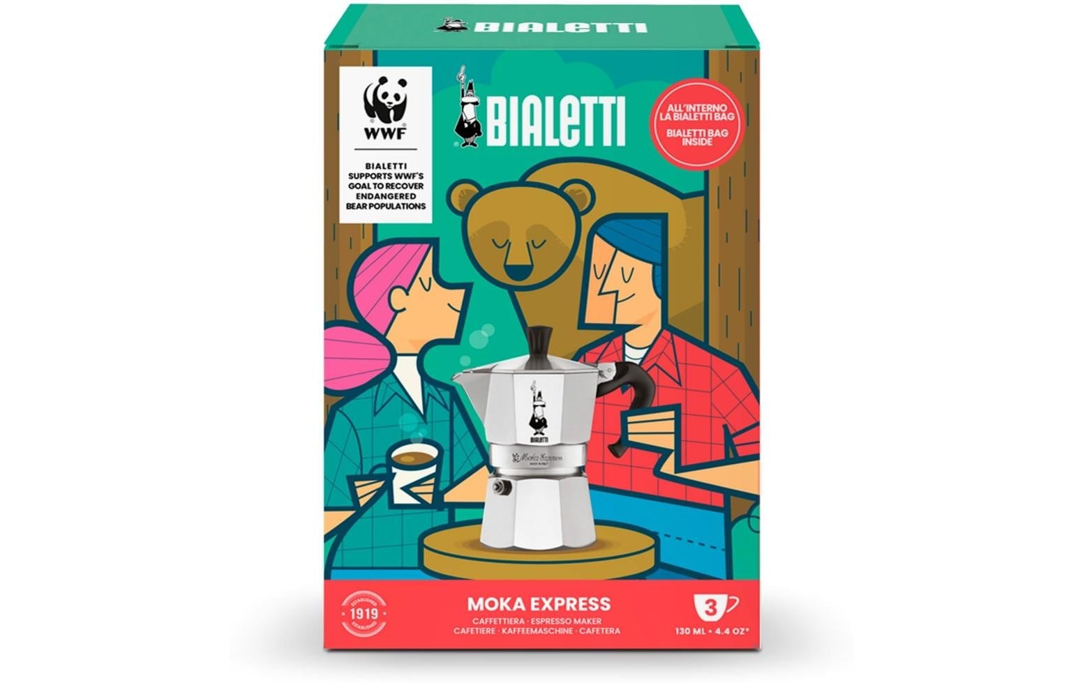 Espressokocher »Moka Express & Shopper 3 Silberfarben«