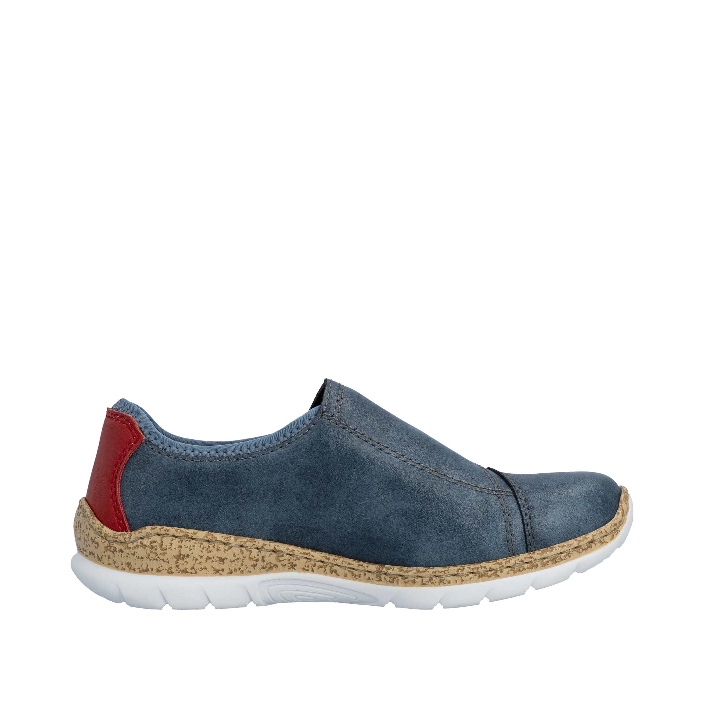 Rieker Slipper  Sneakers slip-on, chaussure à enfiler, chaussure basse avec empiècements stretch colorés