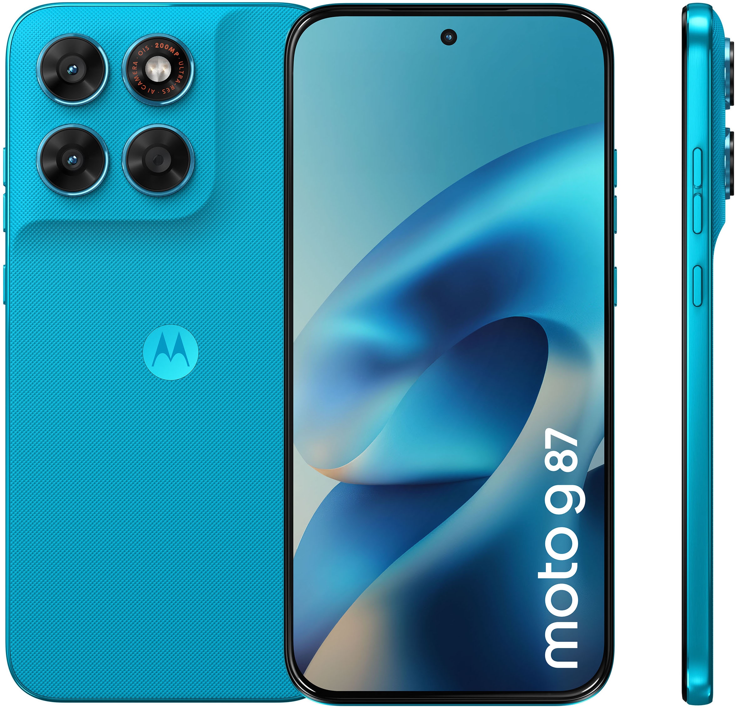 Image of Motorola Smartphone "moto g87" PANTONE Blue Atoll