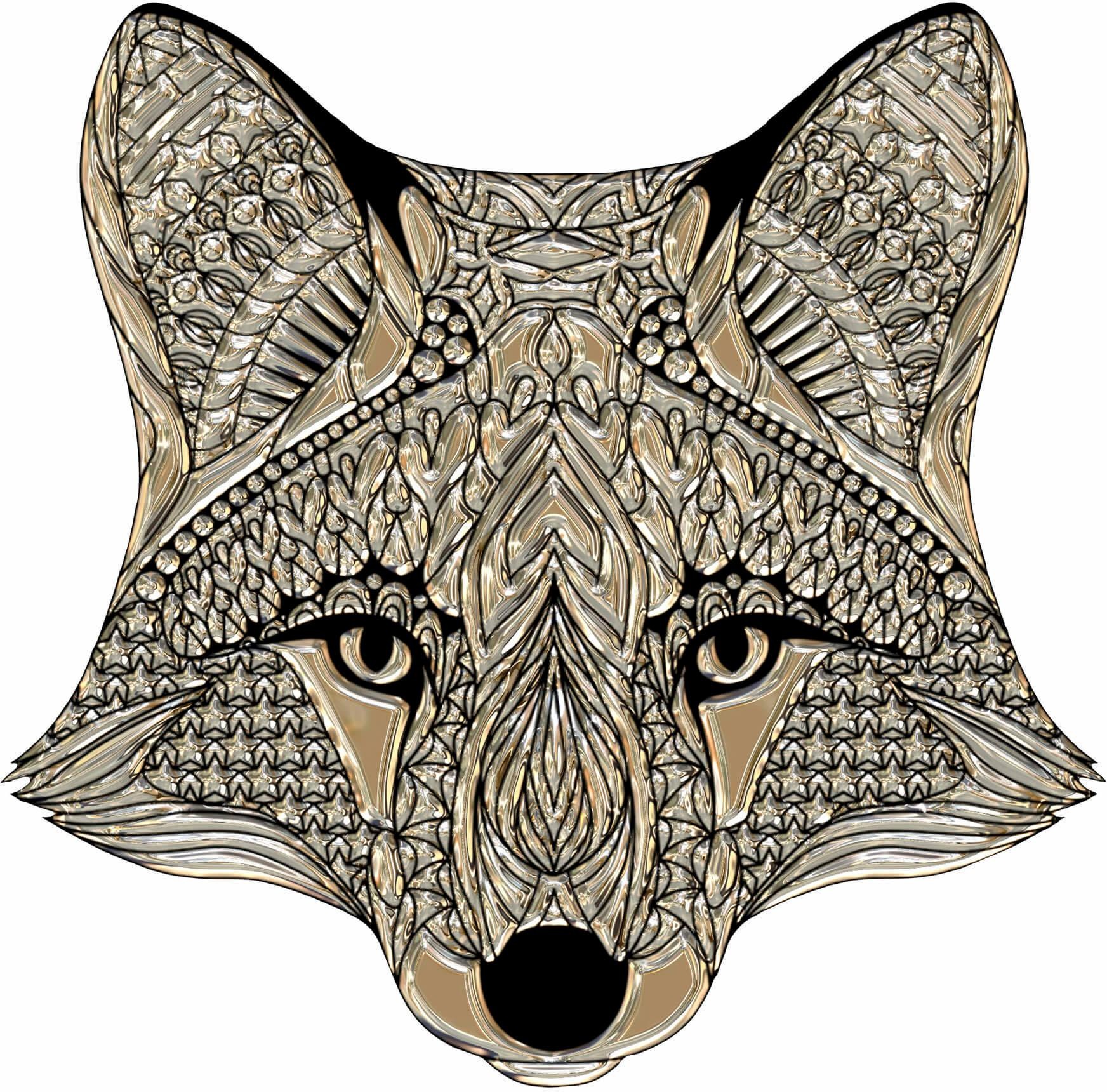 Image of Wall-Art Wandtattoo »Metallic Fox« bei Ackermann Versand Schweiz