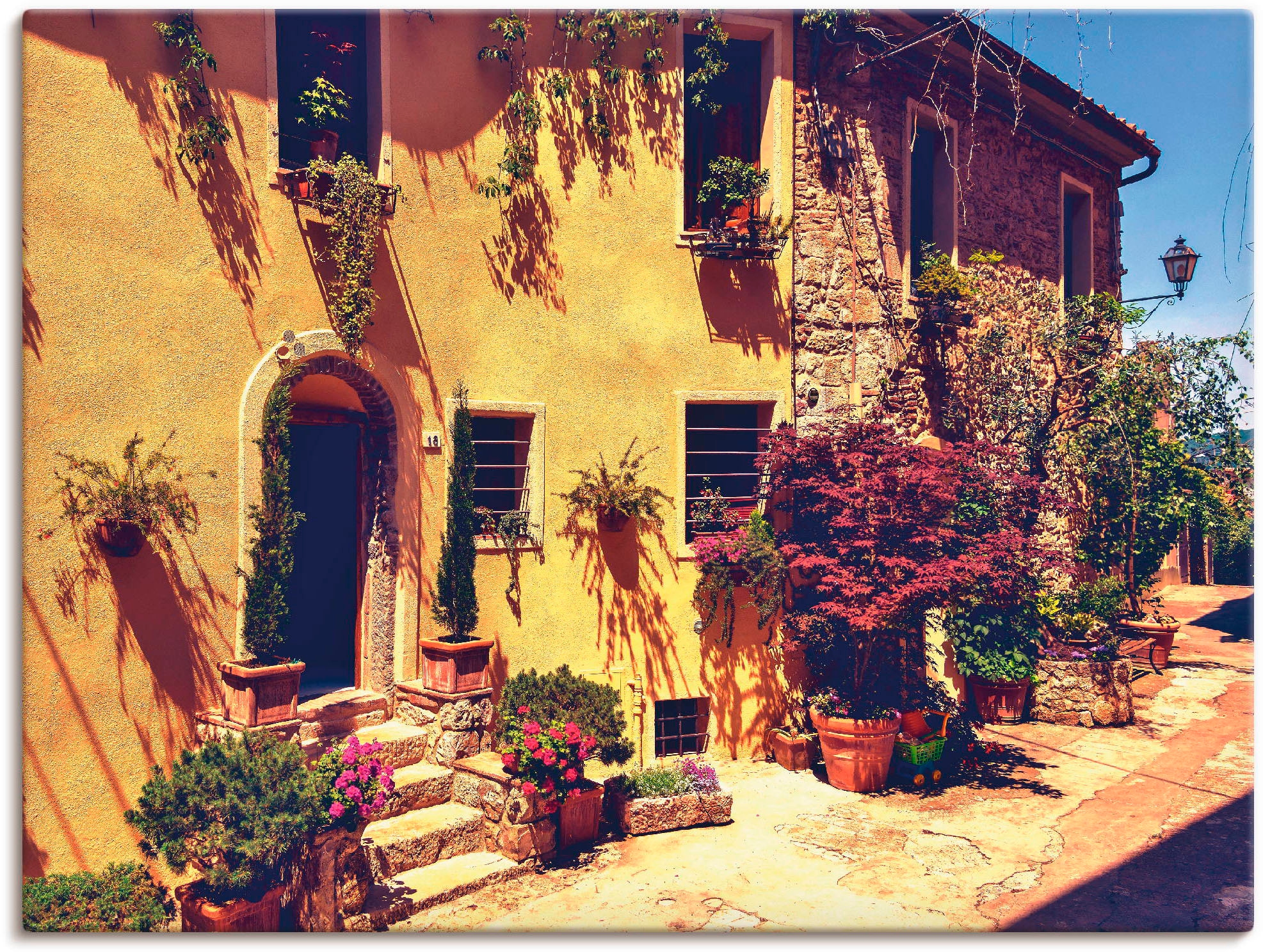 Image of Artland Leinwandbild "Siena Toskana" Europa 1 Stk. tlg. auf Holzrahmen gespannt