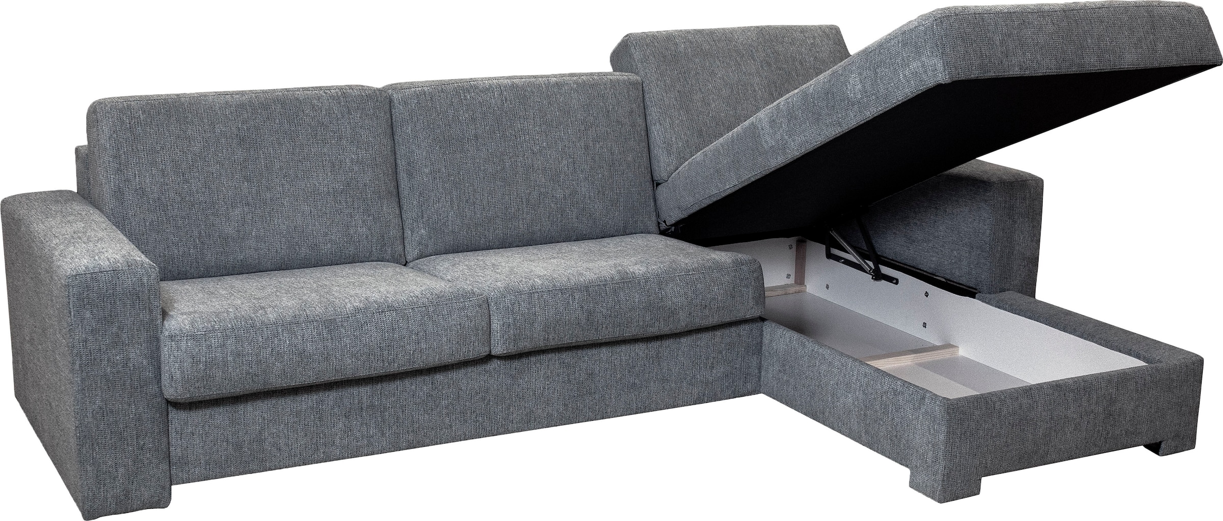 Home affaire Ecksofa Roma "L" Dauerschlaffunktion, mit Unterfederung, Matratzenhöhe 14cm, Liegemasse ca 163x198 cm, L-Form