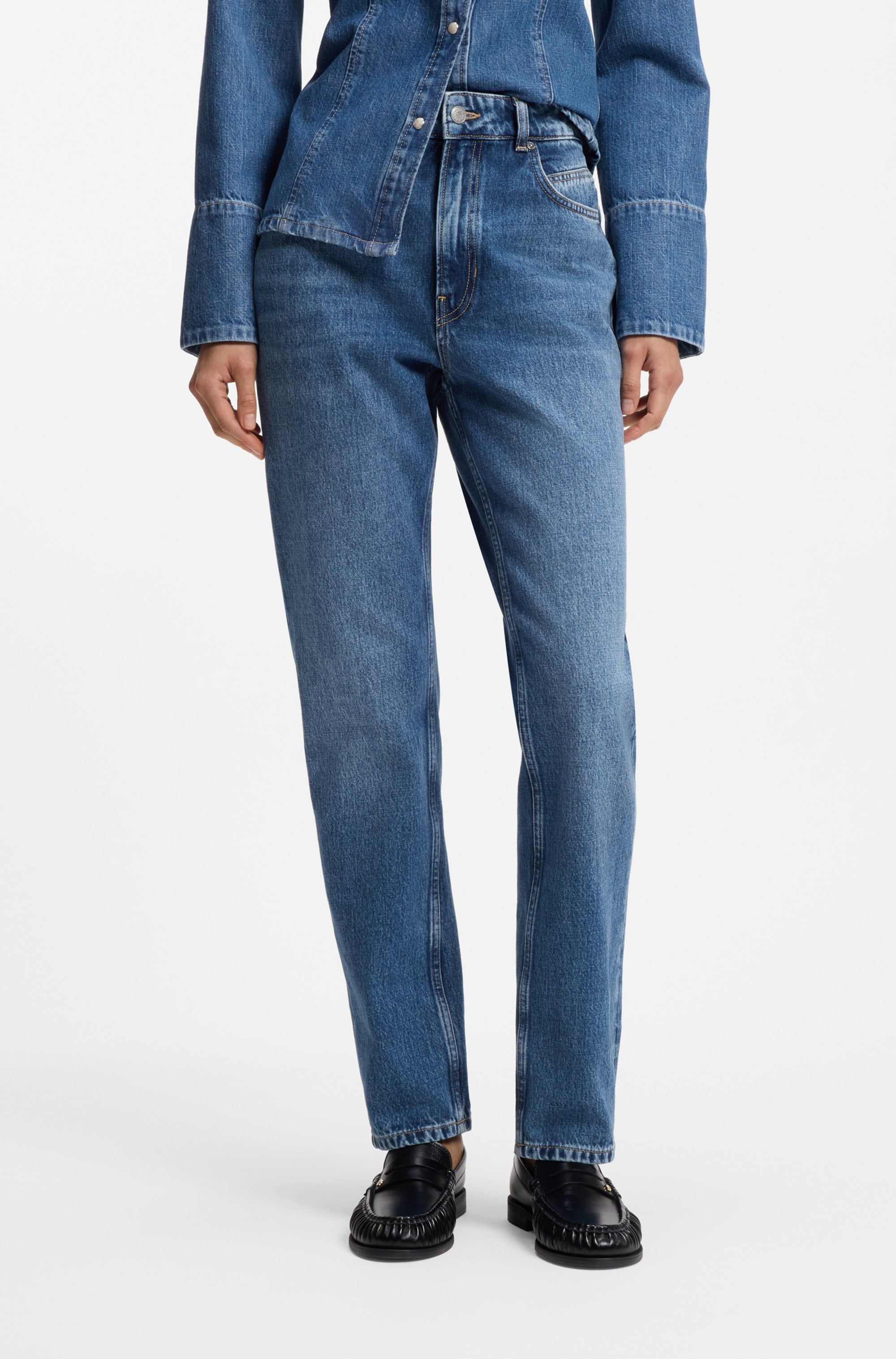 BOSS ORANGE Jeans slim »ADA SLIM HR 2.0 Premium Damenmode« mit hohem Bund