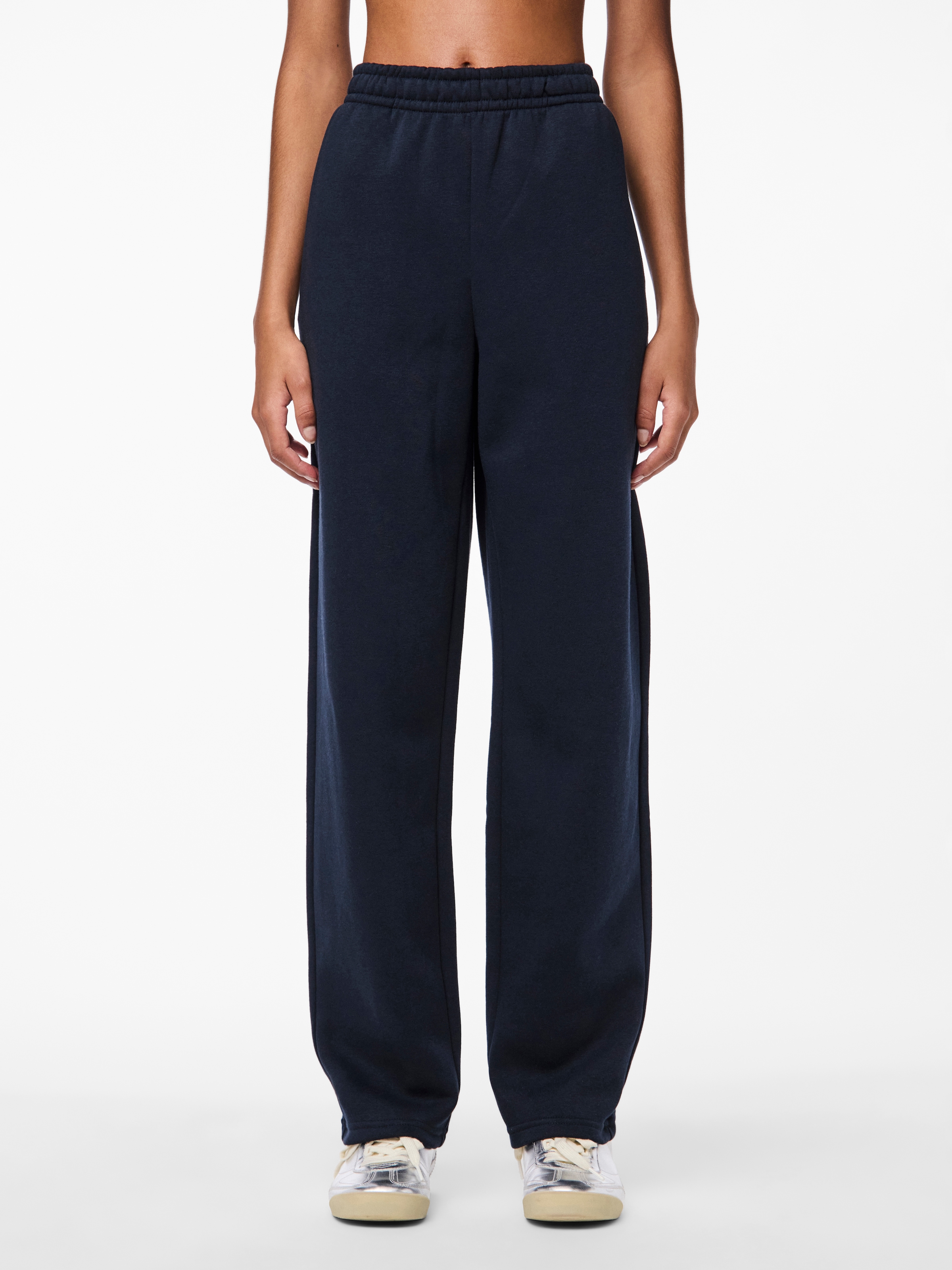 Image of pieces Sweathose "PCCHILLI HW STRAIGHT SWEAT PANTS NOOS BC" Baumwollmischung, straight fit