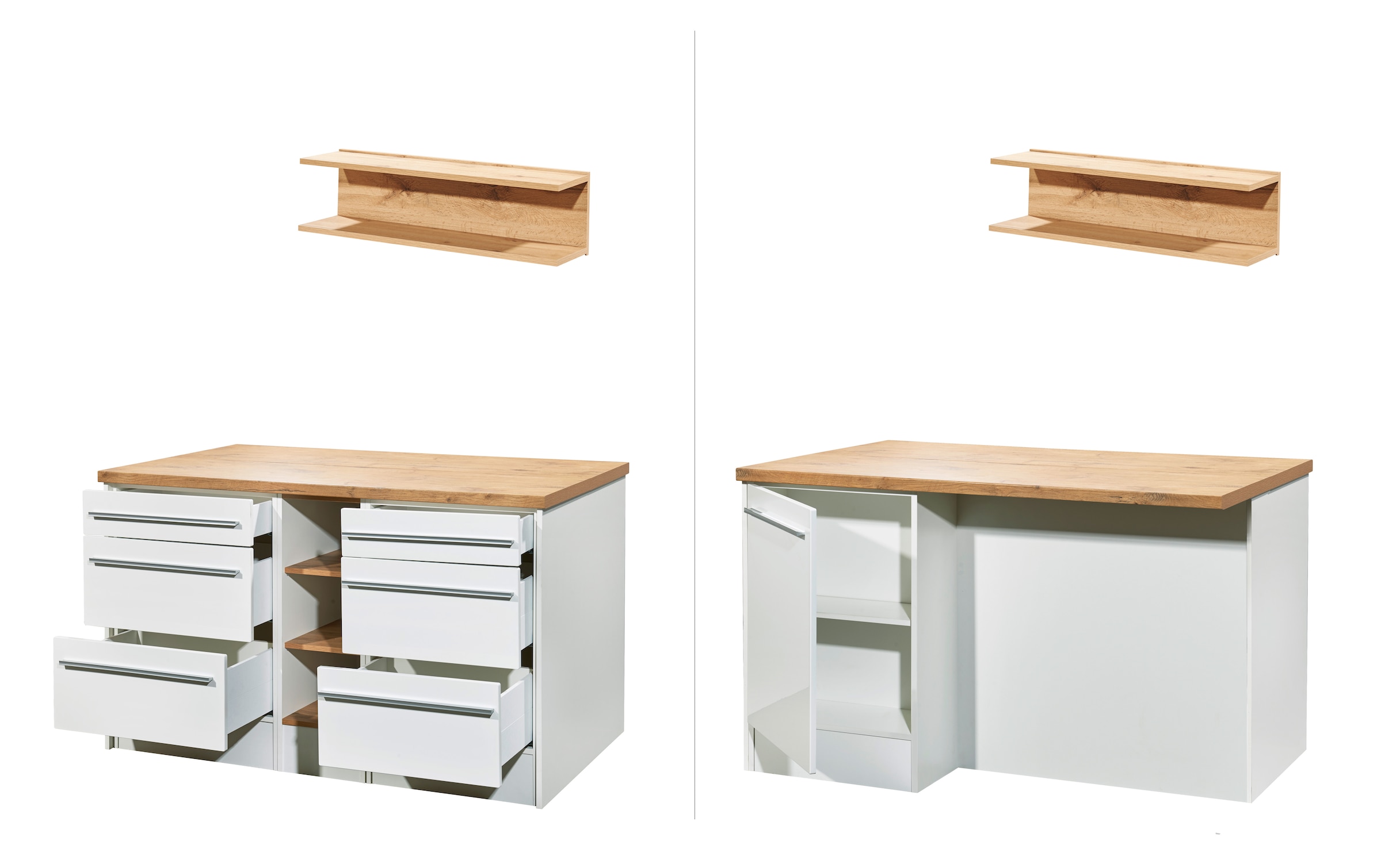 RESPEKTA Kücheninsel »Gabriel« Breite 150 cm, mit Soft-Close