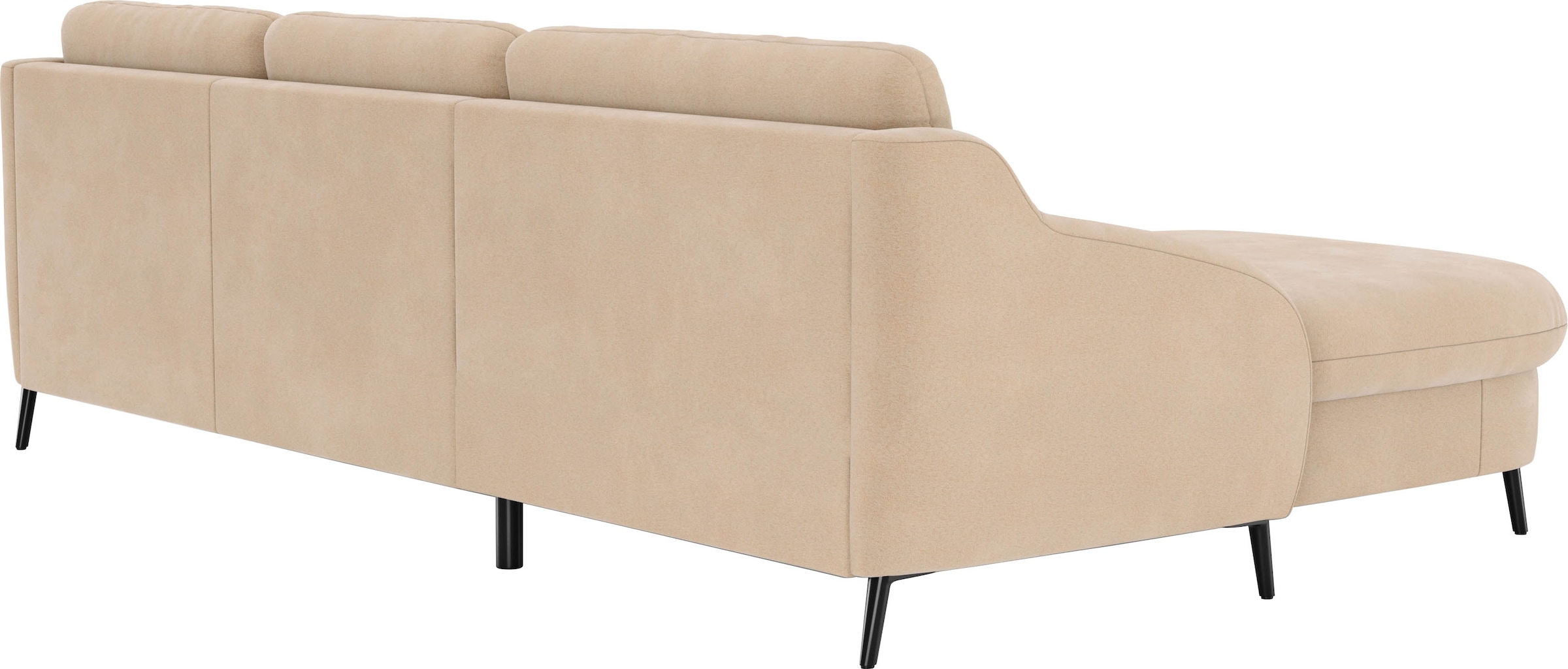 sit&more Ecksofa »Soul L-Form« wahlweise mit Bettfunktion und Bettkasten oder Schubkasten