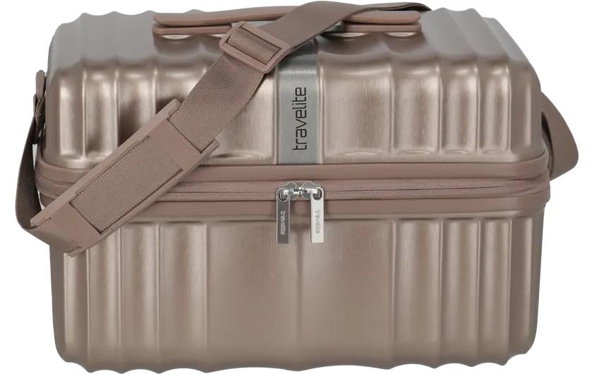 travelite Trousse de toilette »PAROS Beautycase 18 l« Elegante Beauty-Oase für unterwegs