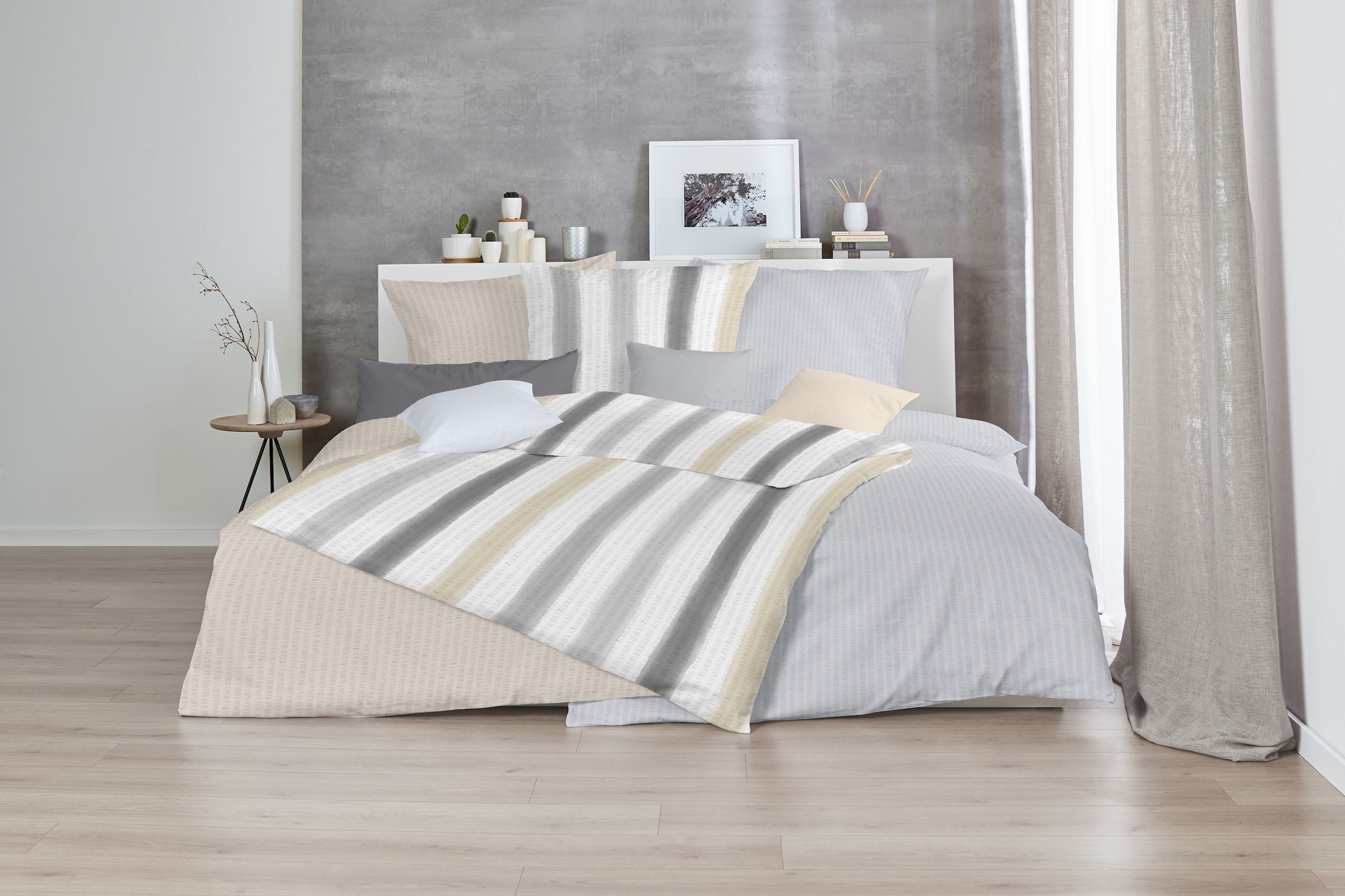 Primera Linge de lit »Soft-Seersucker-Bettwäsche Uni« 2