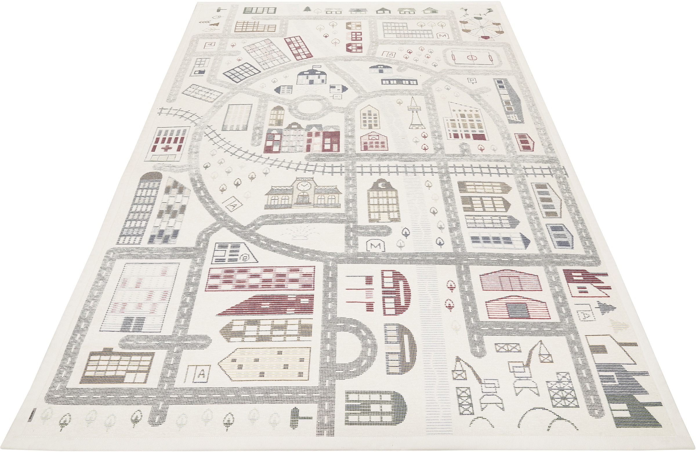 Image of SMART KIDS Kinderteppich »Dakota«, rechteckig, 3 mm Höhe, Kinder Strassen Spiel Teppich, Pastell bei Ackermann Versand Schweiz