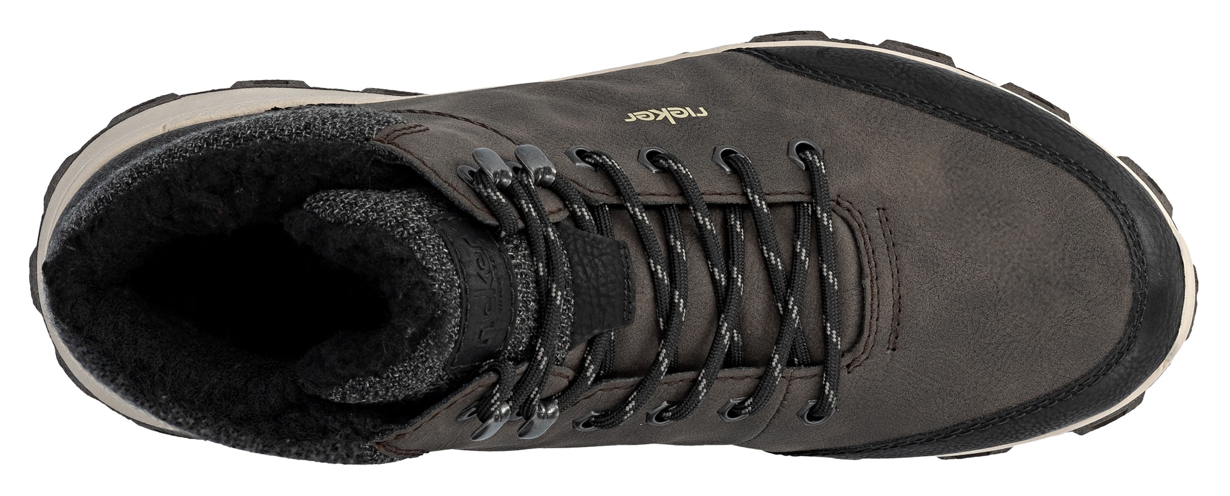 Rieker Winterboots  mit komfortabler SoftFoam-Innensohle, Freizeitschuh, Schnürschuh