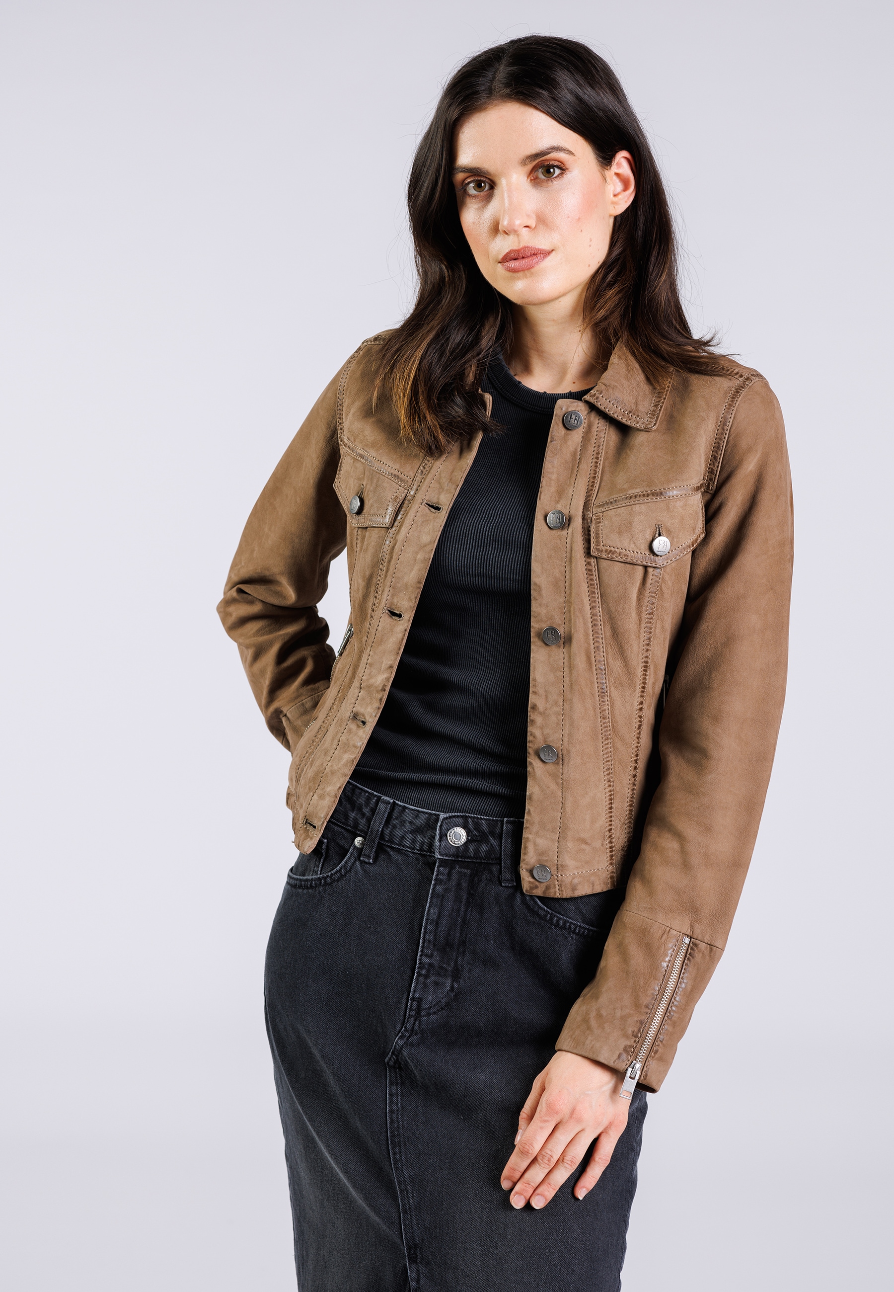 Image of Freaky Nation Lederjacke "Callie-FN"