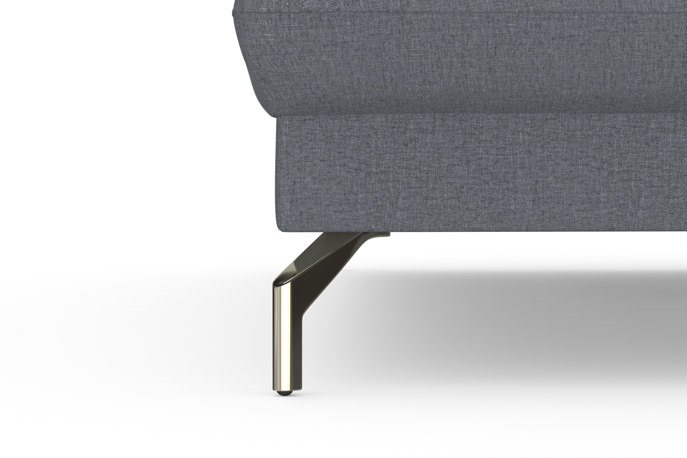 sit&more Ecksofa »Fashion L-Form«, wahlweise mit Kopfteilverstellung, Vorziehsitz, motorisch, Nickelfüsse