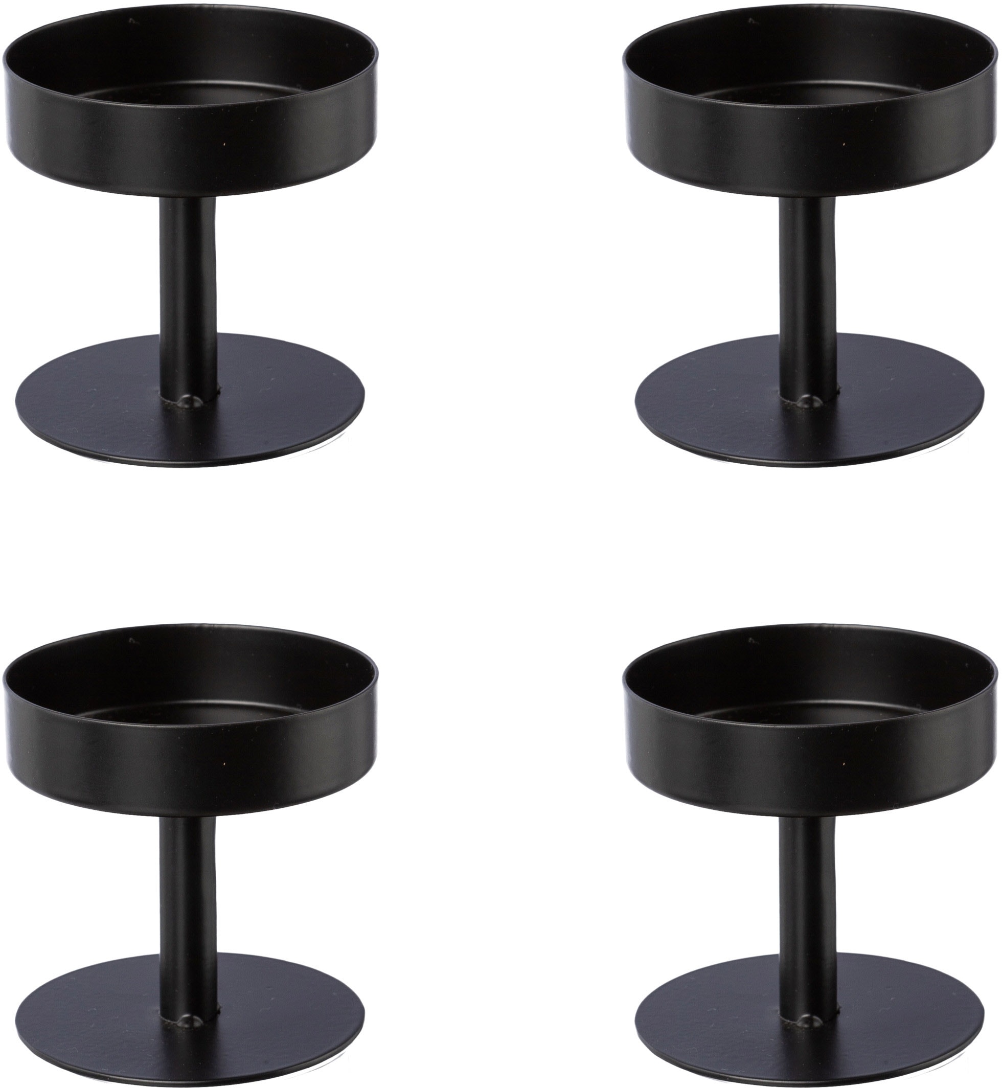 Creativ deco Kerzenhalter, (4 St.), für Stumpenkerzen, 4er Set, Ø 6 cm  kaufen