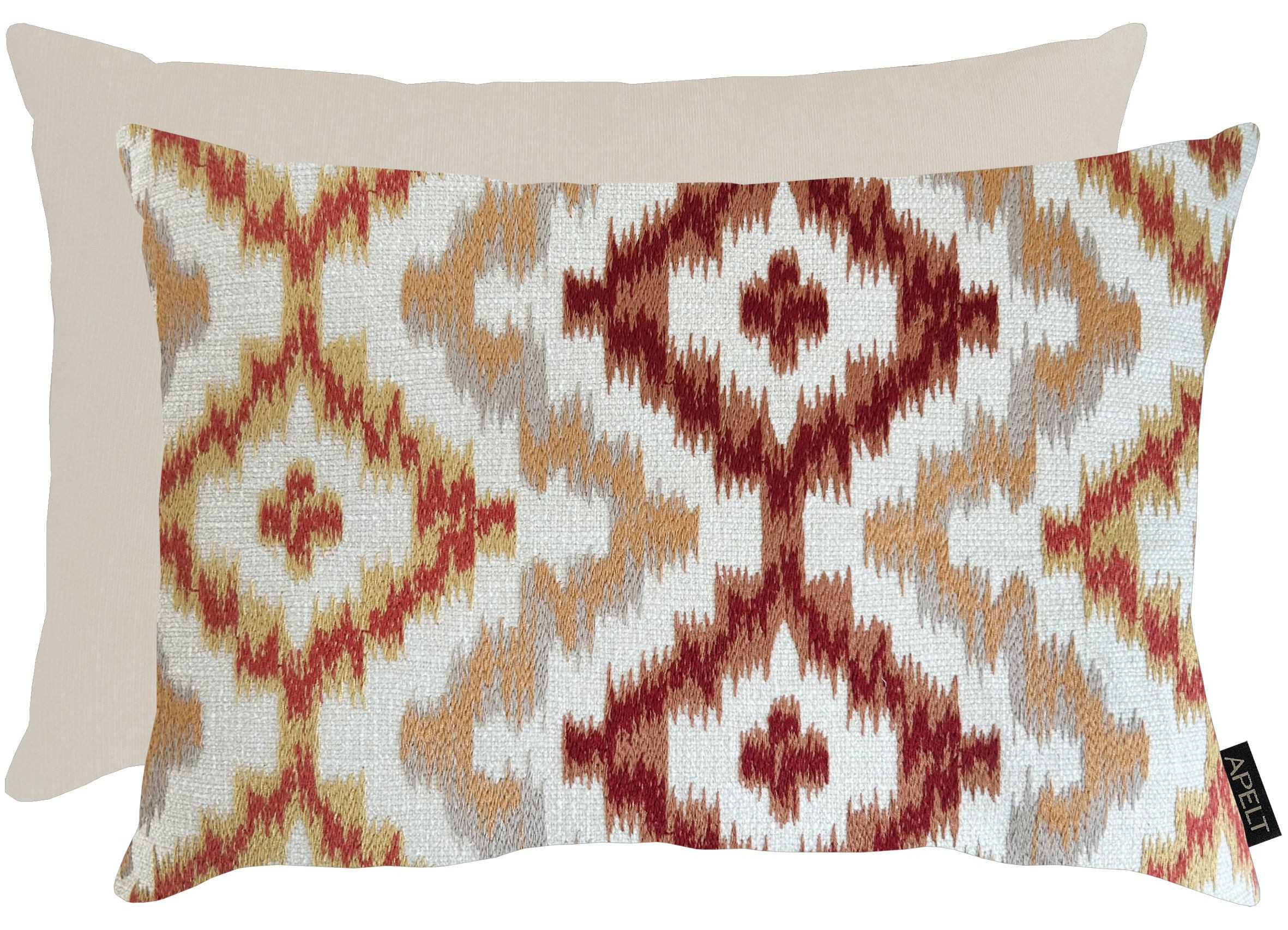 Image of APELT Dekokissen "Milan in Ikat-Design" inclusive Soft-Kissenfüllung 100% PES