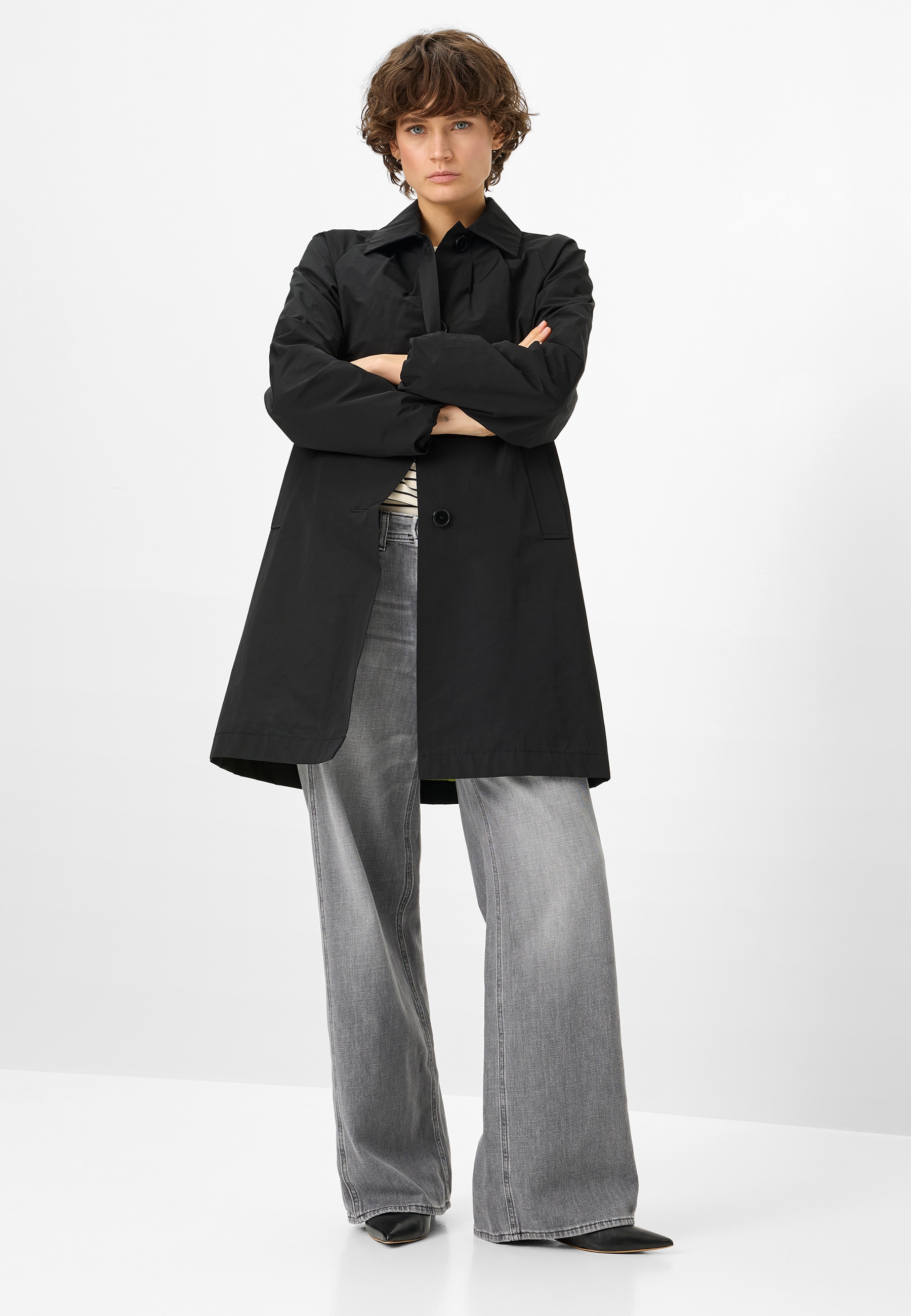 Fuchs Schmitt Manteau court Baumwollmix, Regular Fit, Leistentaschen