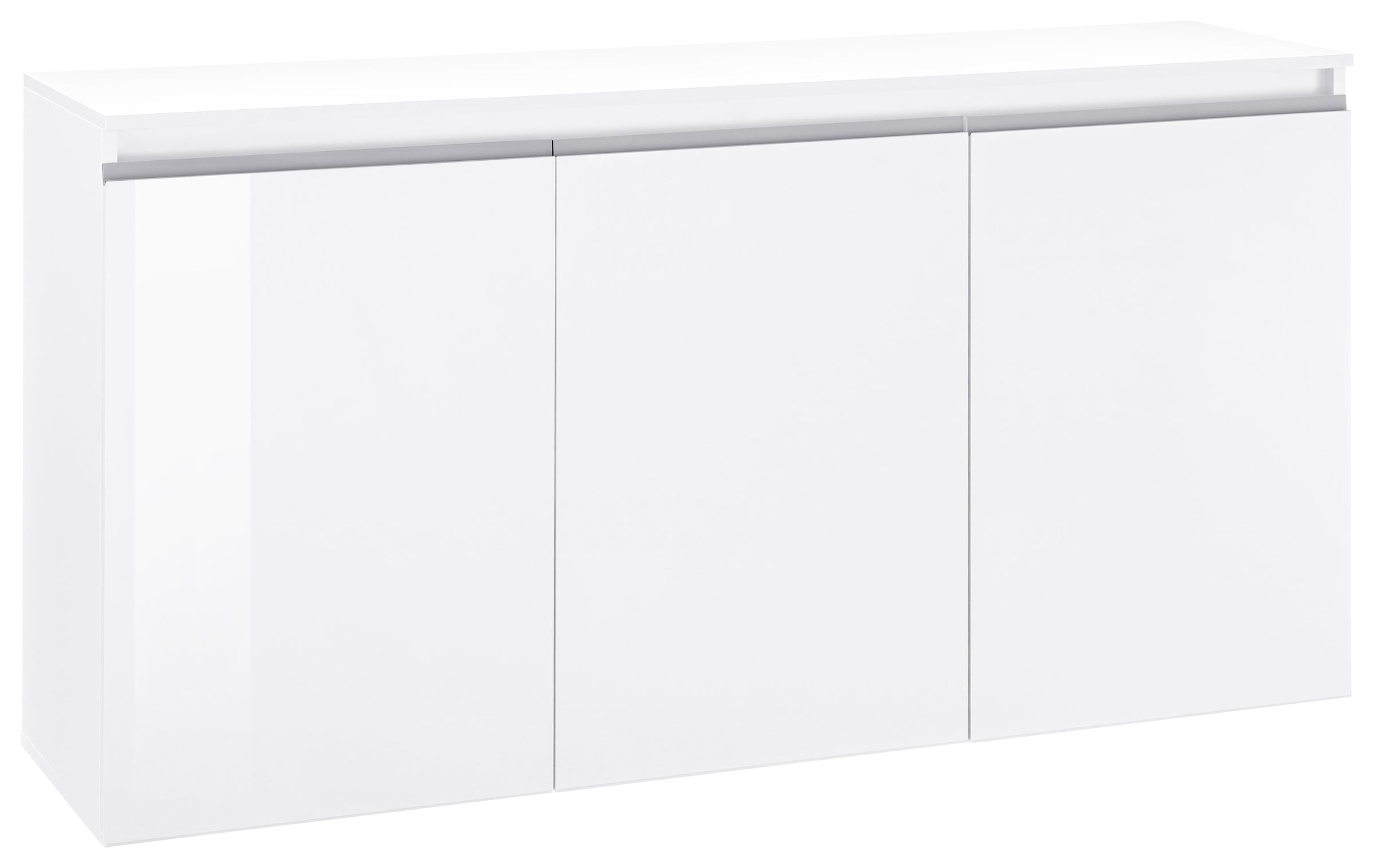 INOSIGN Kommode »Magic, Kommode, Schrank, Kredenz«, mit 3 Türen, Komplett Hochglanz lackiert, (B/T/H) 150x40x81 cm