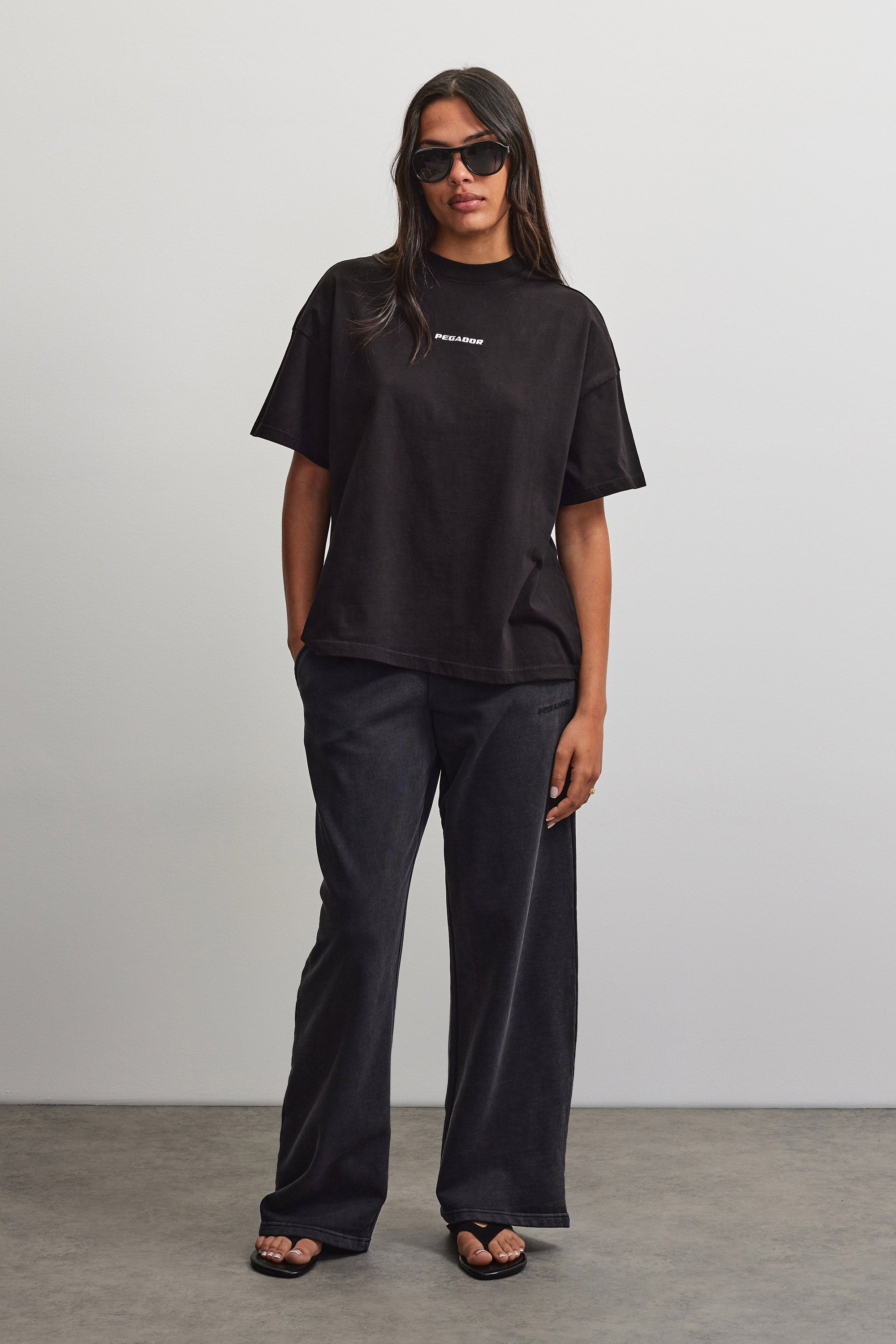 PEGADOR T-shirt »Bracy Heavy Oversized Tee« Coton, oversize