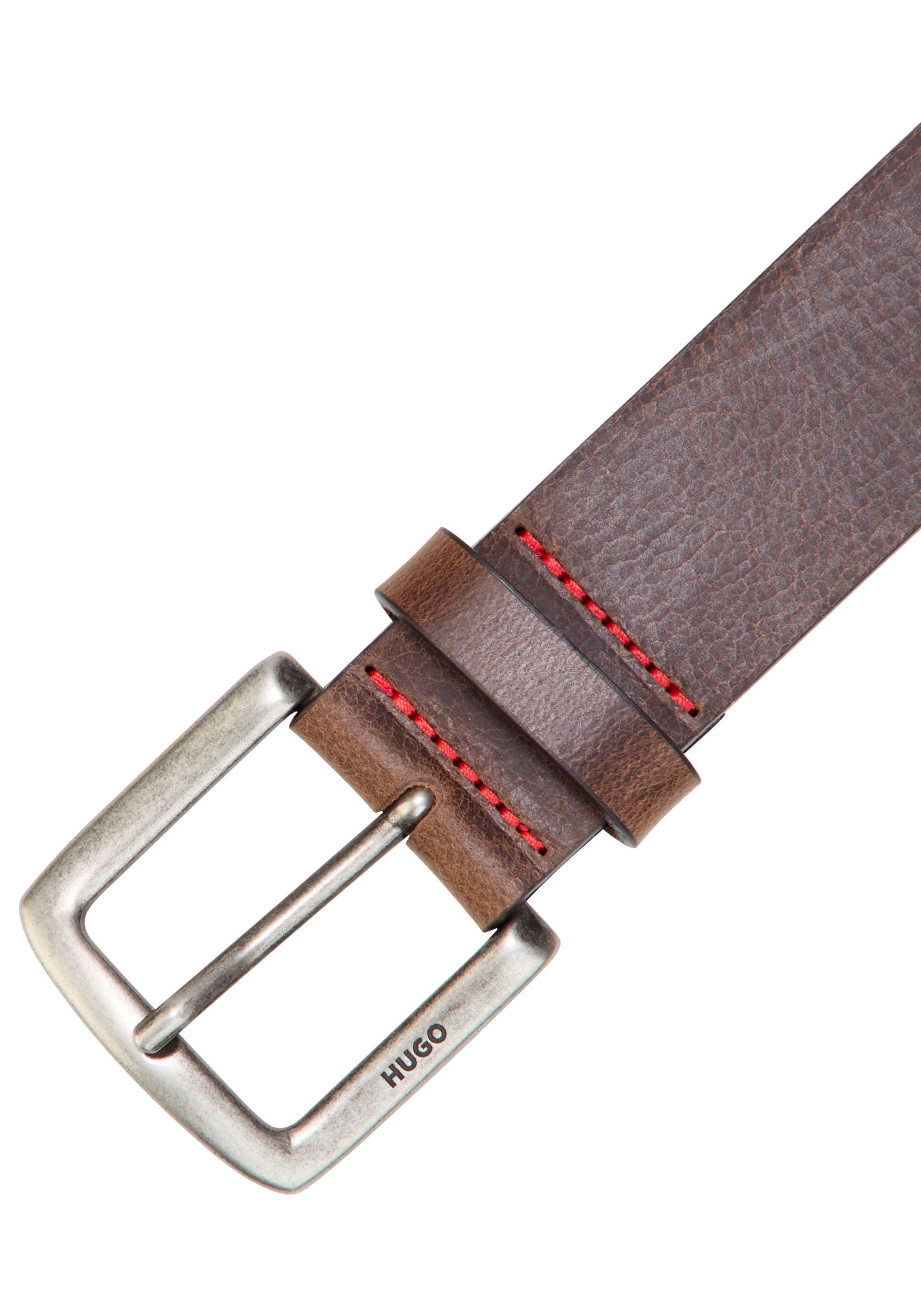 HUGO Ceinture en cuir »Gordy Sz35« mit Logoprägung an der Schliesse