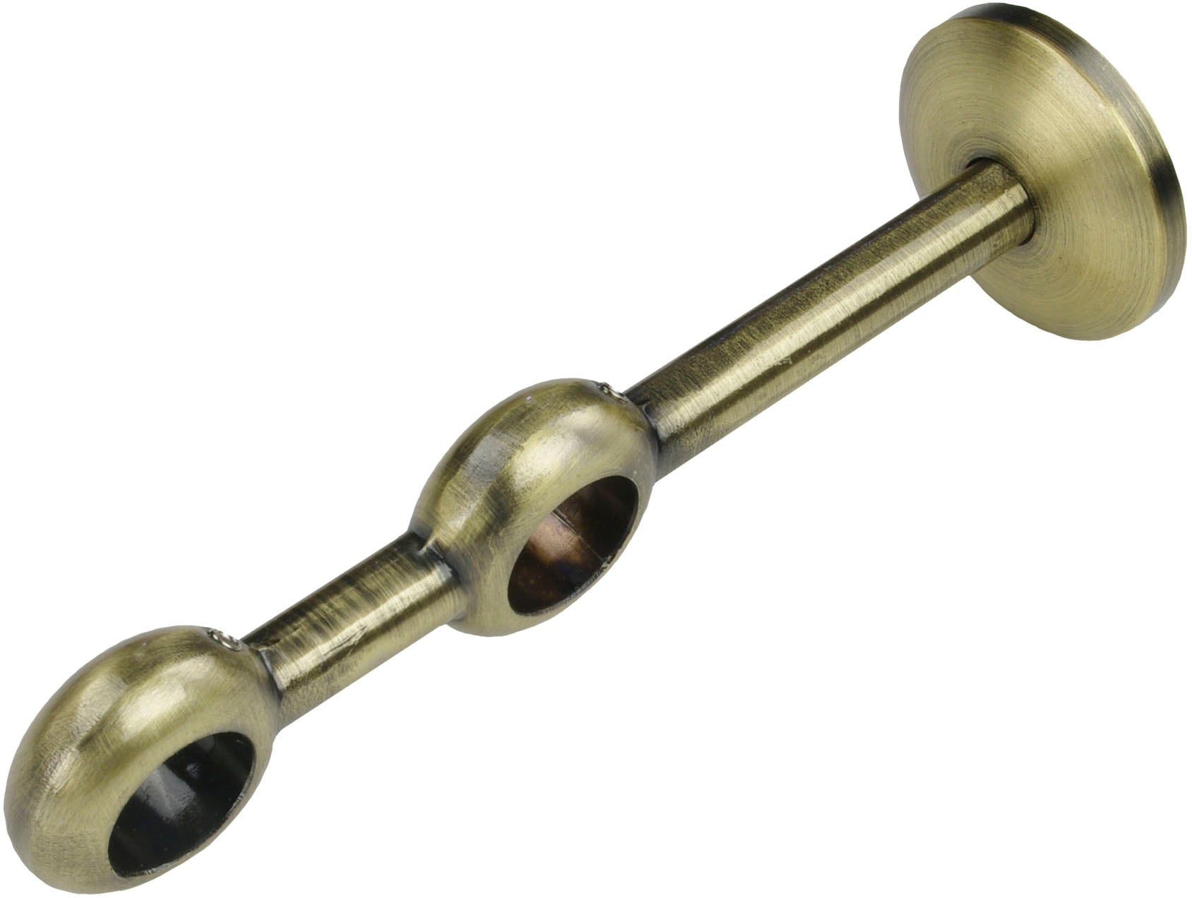 Image of Liedeco Gardinenstangenhalter "Doppelträger, Träger 2-läufig "Esperanca" für 16 mm Stangen" Träger, Wandhalter
