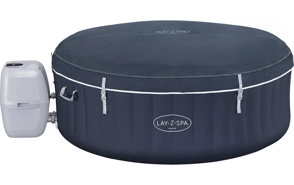 Bestway Jacuzzi »Miami AirJet Ø 180« Aufblasbarer, energieeffizienter Whirlpool für vier Personen