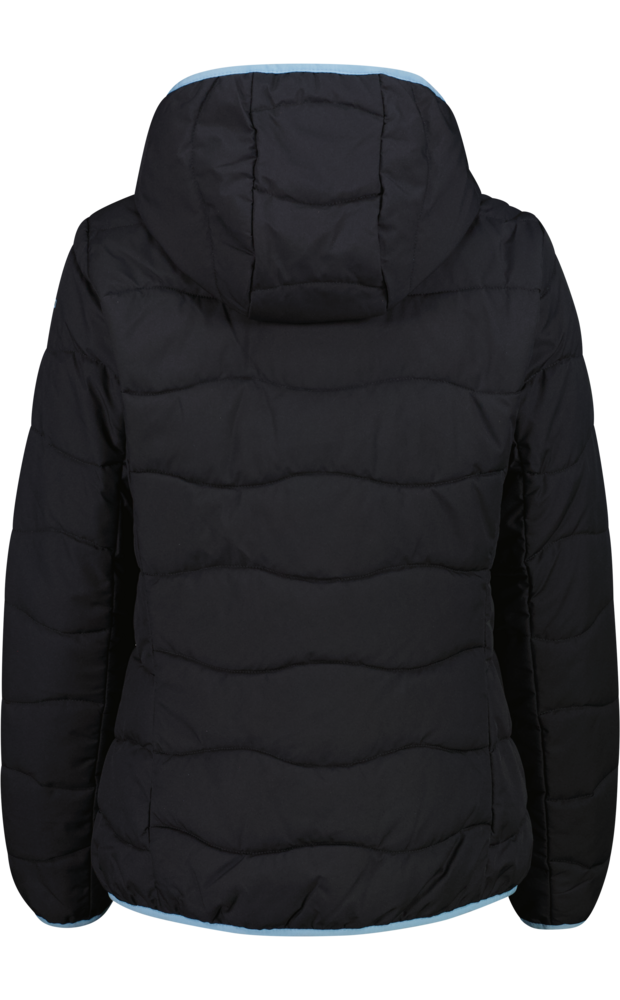 CMP Veste matelassée »WOMAN JACKET FIX HOOD« avec capuche avec capuche, style sportif, en polyester