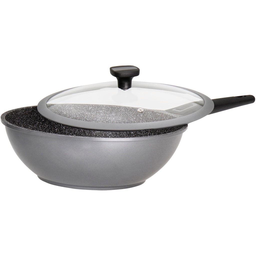 STONELINE Wok »Imagination PLUS«, Aluminiumguss, (1 tlg.), Ø 30 cm, Induktion