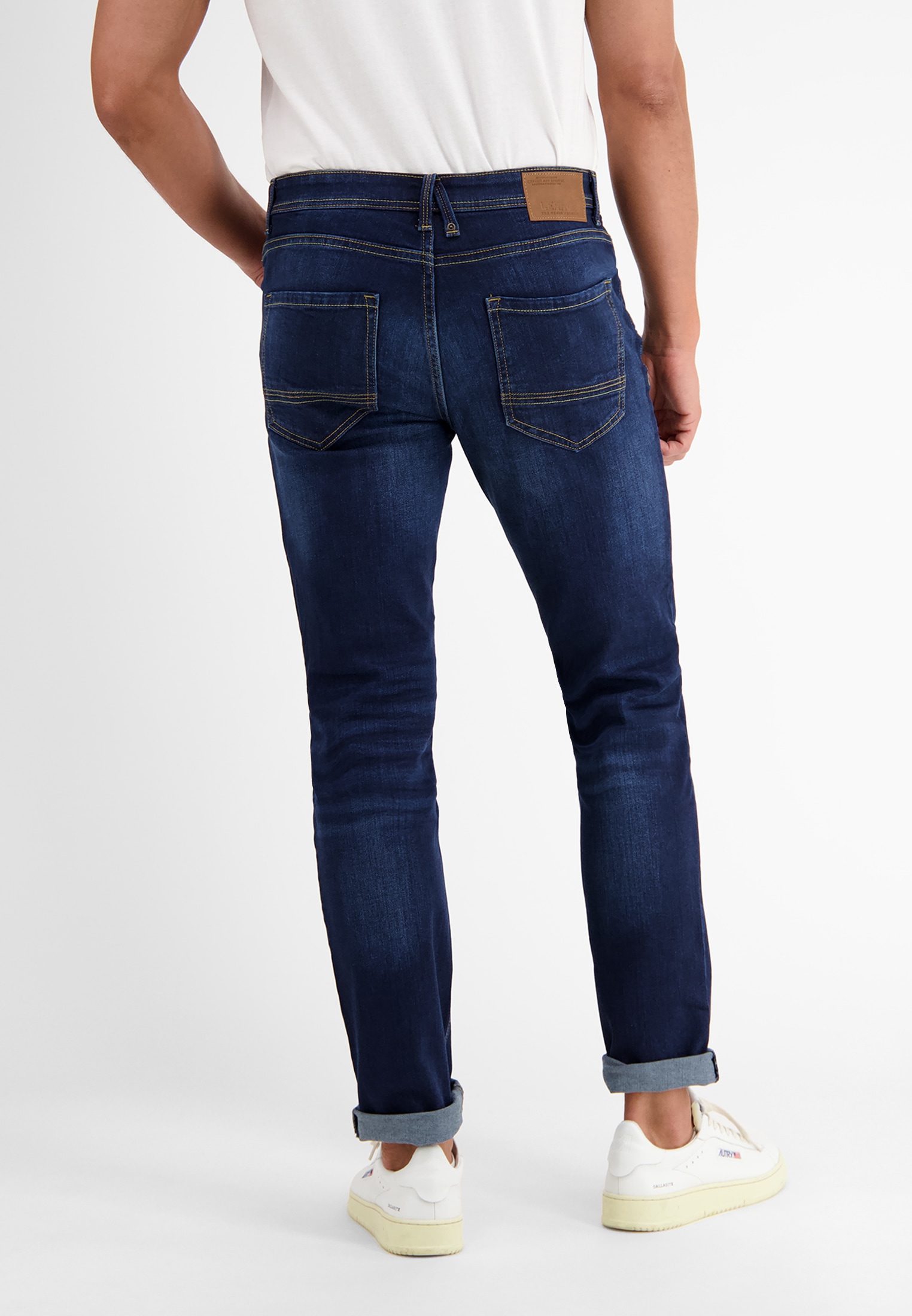 LERROS Jeans Relax-fit »LERROS BAXTER 5-Pocket-Denim im Used-Look, RELAXED FIT«