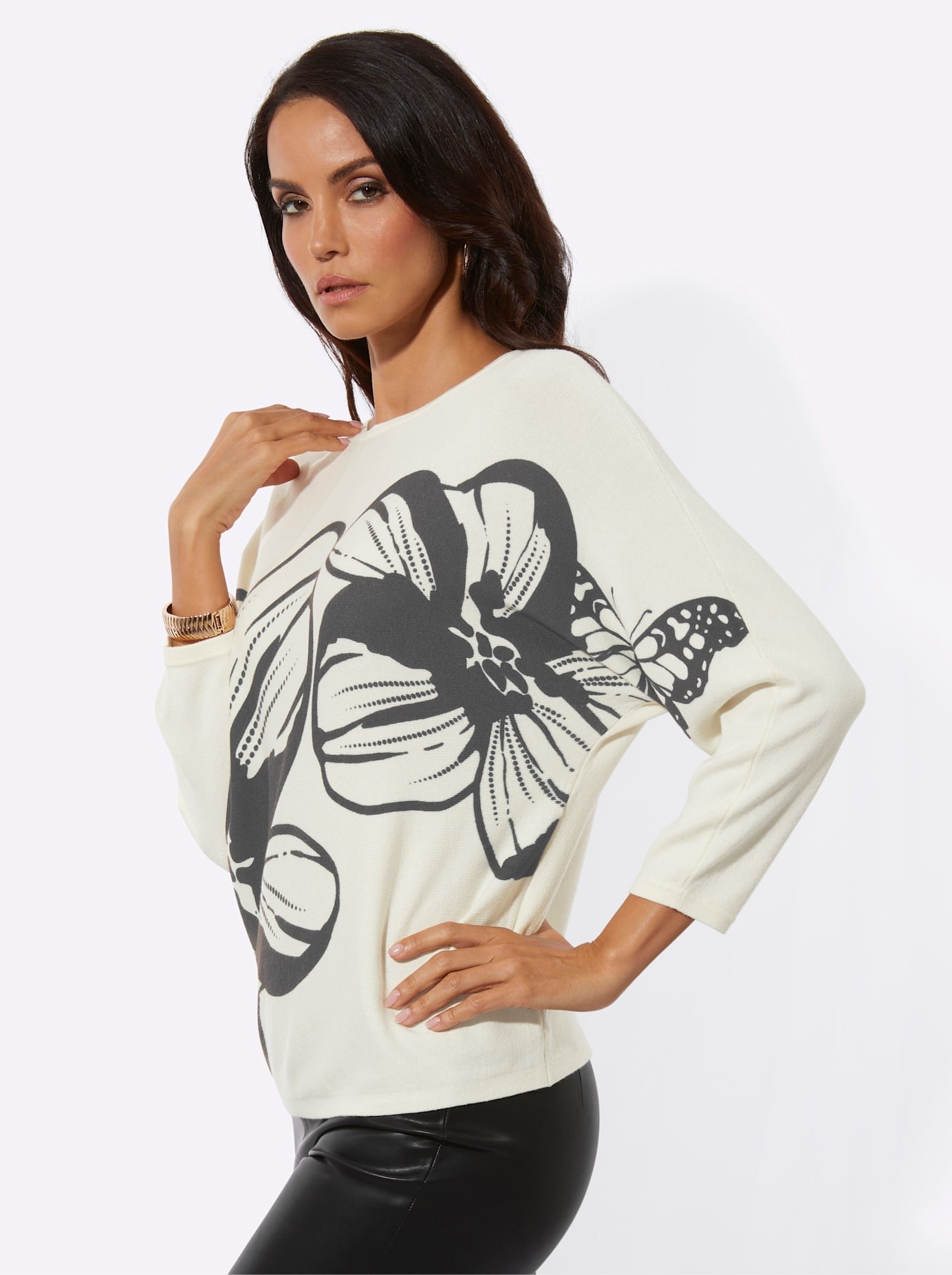 creation L Pull à manches 3/4 »Lyocell-Viskose-Pullover«