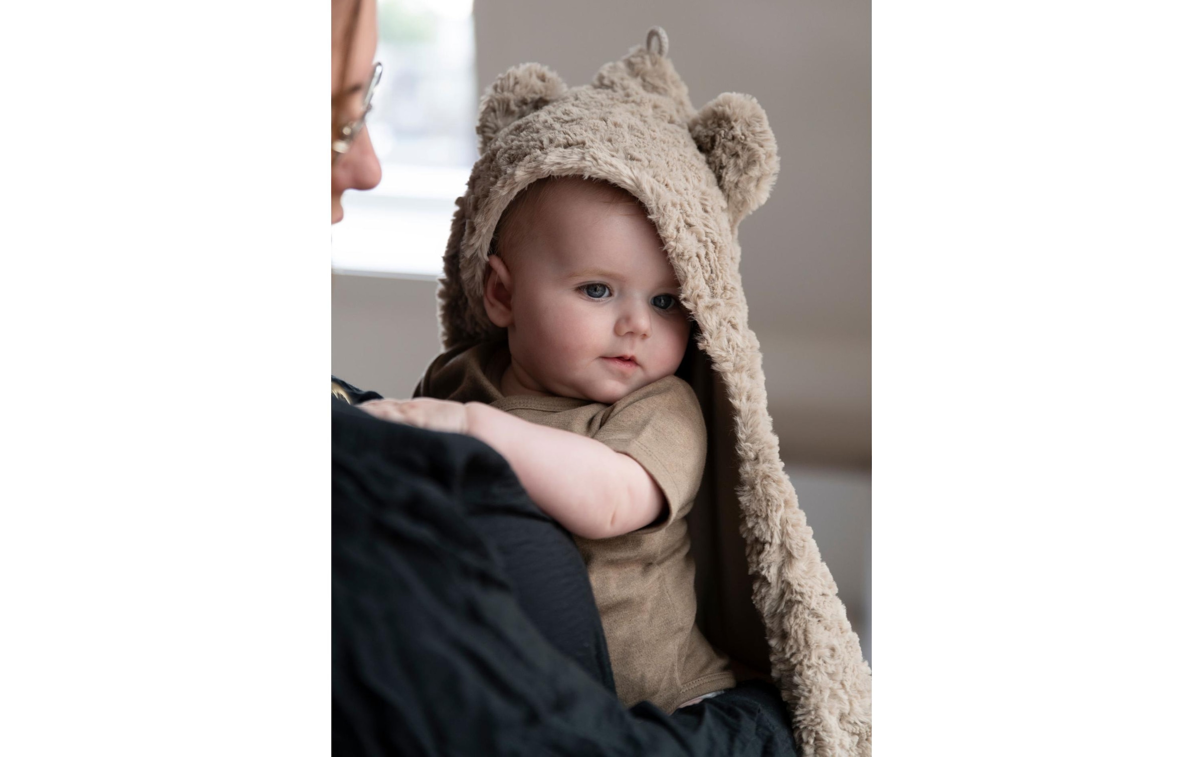   Couverture pour bébé »baby's only mit Ohren, Snow«