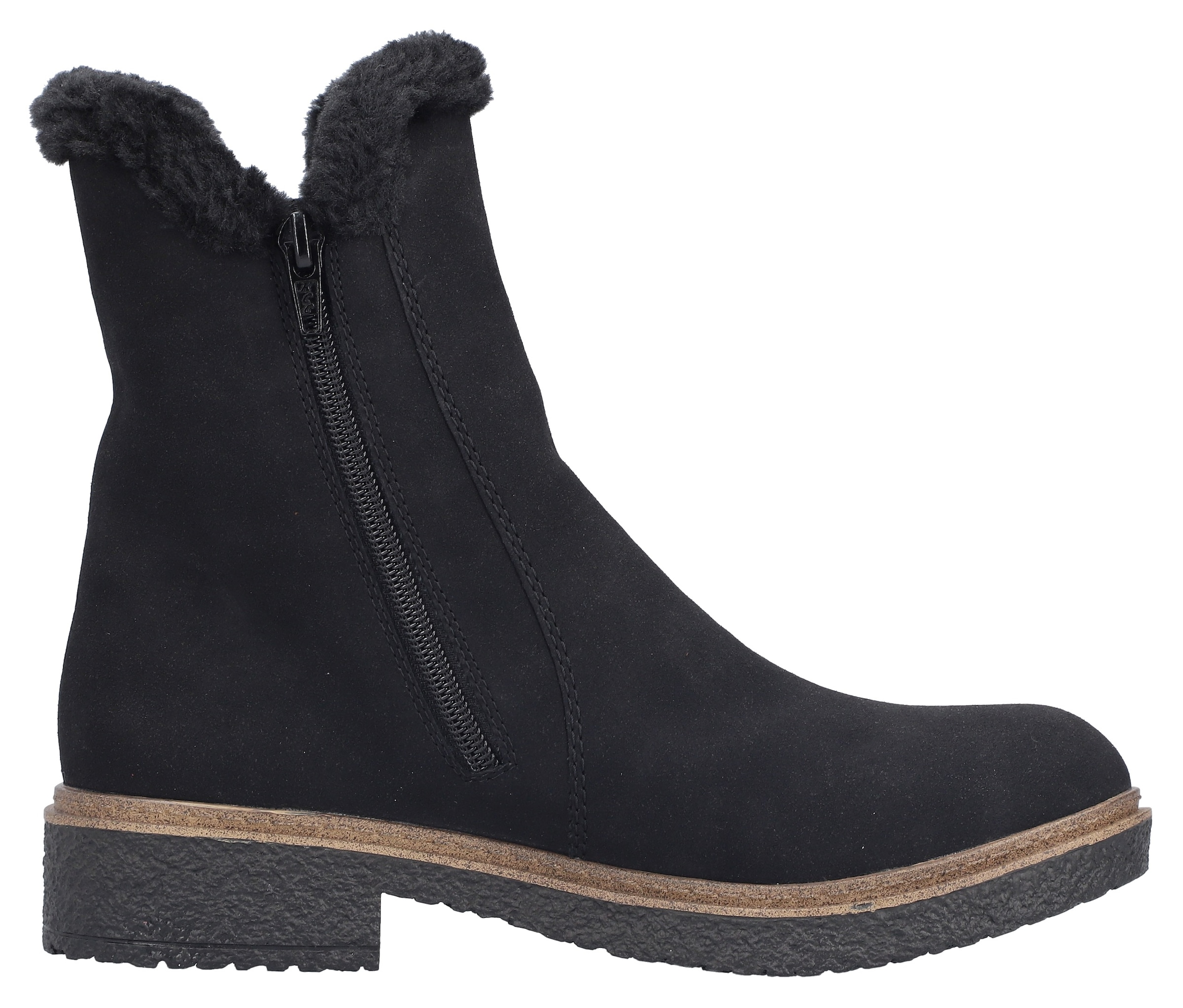 Rieker Bottes d'hiver  chelsea boots, bottines d'hiver, talon bloc, avec fermeture éclair intérieure