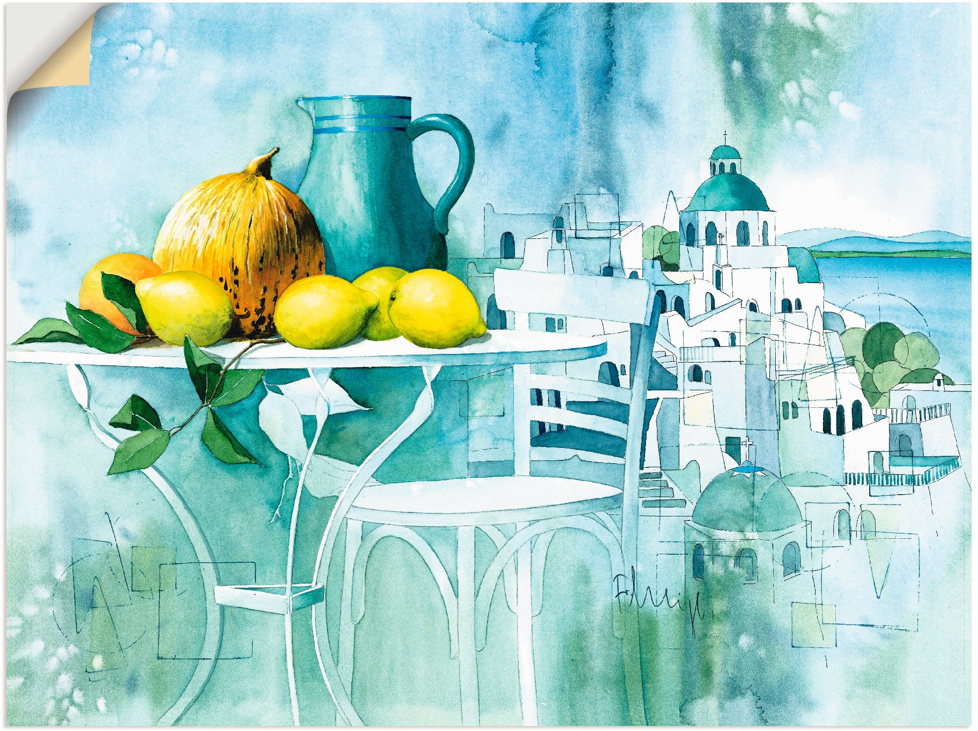 Image of Artland Wandbild »Aus dem Süden II«, Arrangements, (1 St.), in vielen Grössen & Produktarten -Leinwandbild, Poster, Wandaufkleber / Wandtattoo auch für Badezimmer geeignet bei Ackermann Versand Schweiz