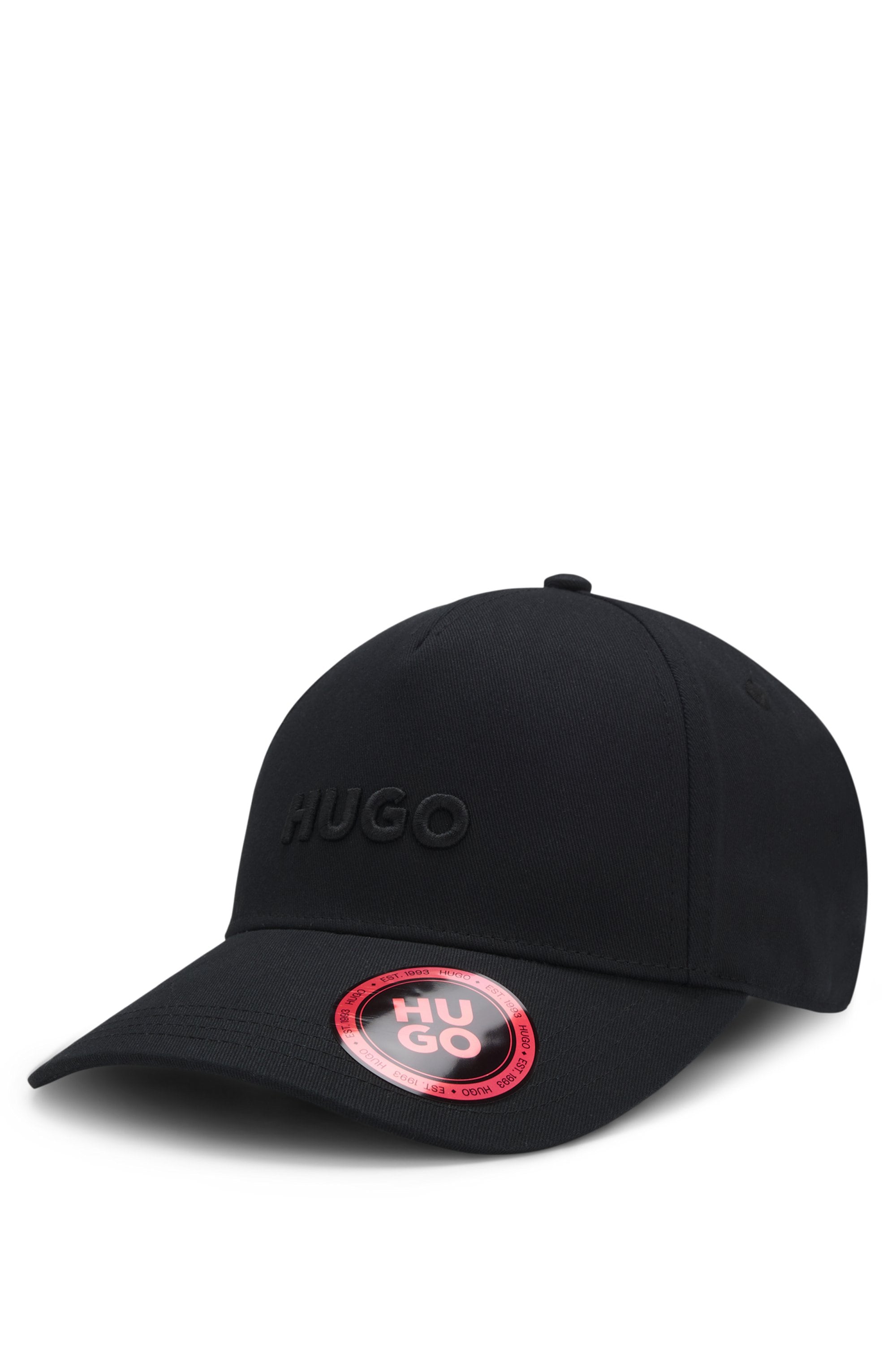 HUGO Baseball Cap mit 3D Logostickerei, verstellbarer Verschluss, unisex