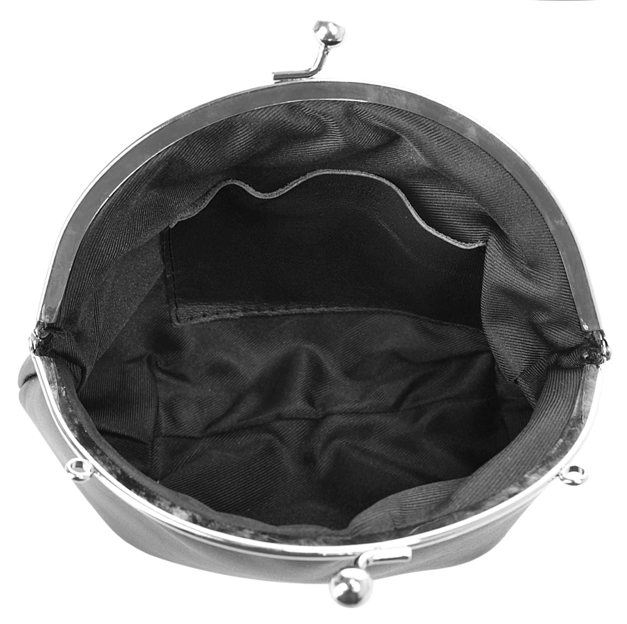 Samantha Look Abendtasche echt Leder, Made in Italy