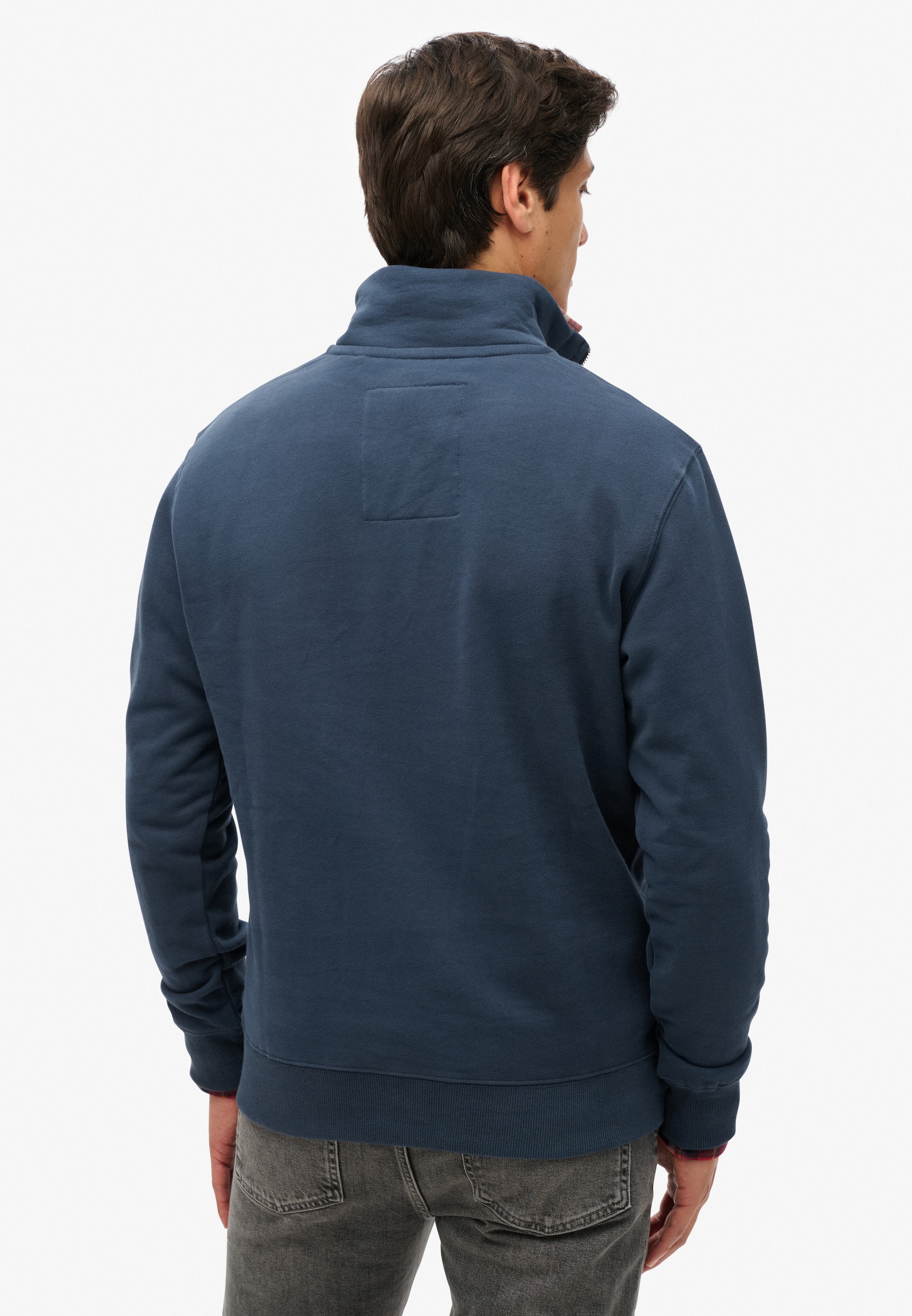 Superdry Sweatshirt »ESSENTIAL LOGO HENLEY«