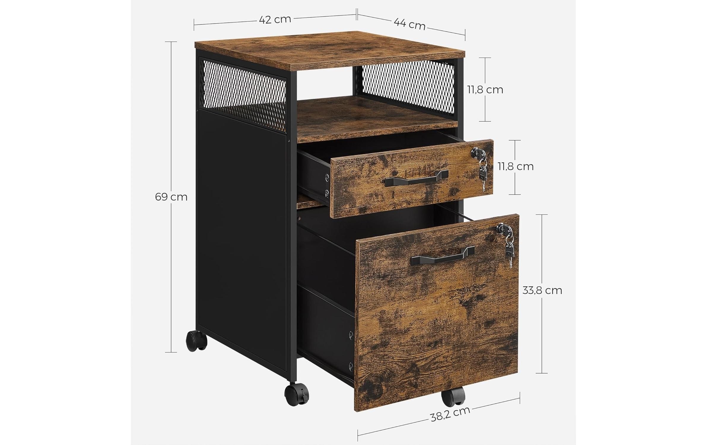 VASAGLE Beistellwagen »42 x 44 x 67.4 cm«