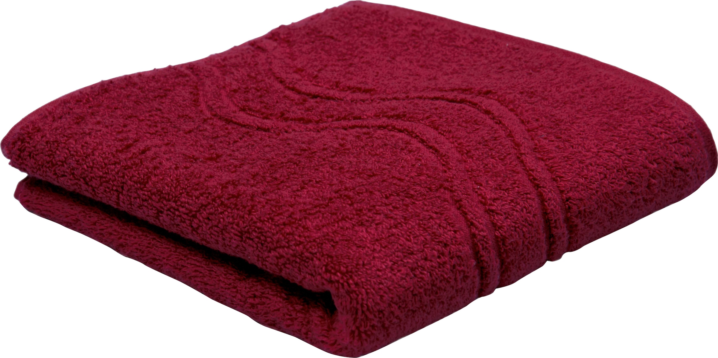 Image of ROSS Handtuch "Cashmere feeling" 100% Baumwolle, mit Wellen-Bordüre, grosse Farbauswahl