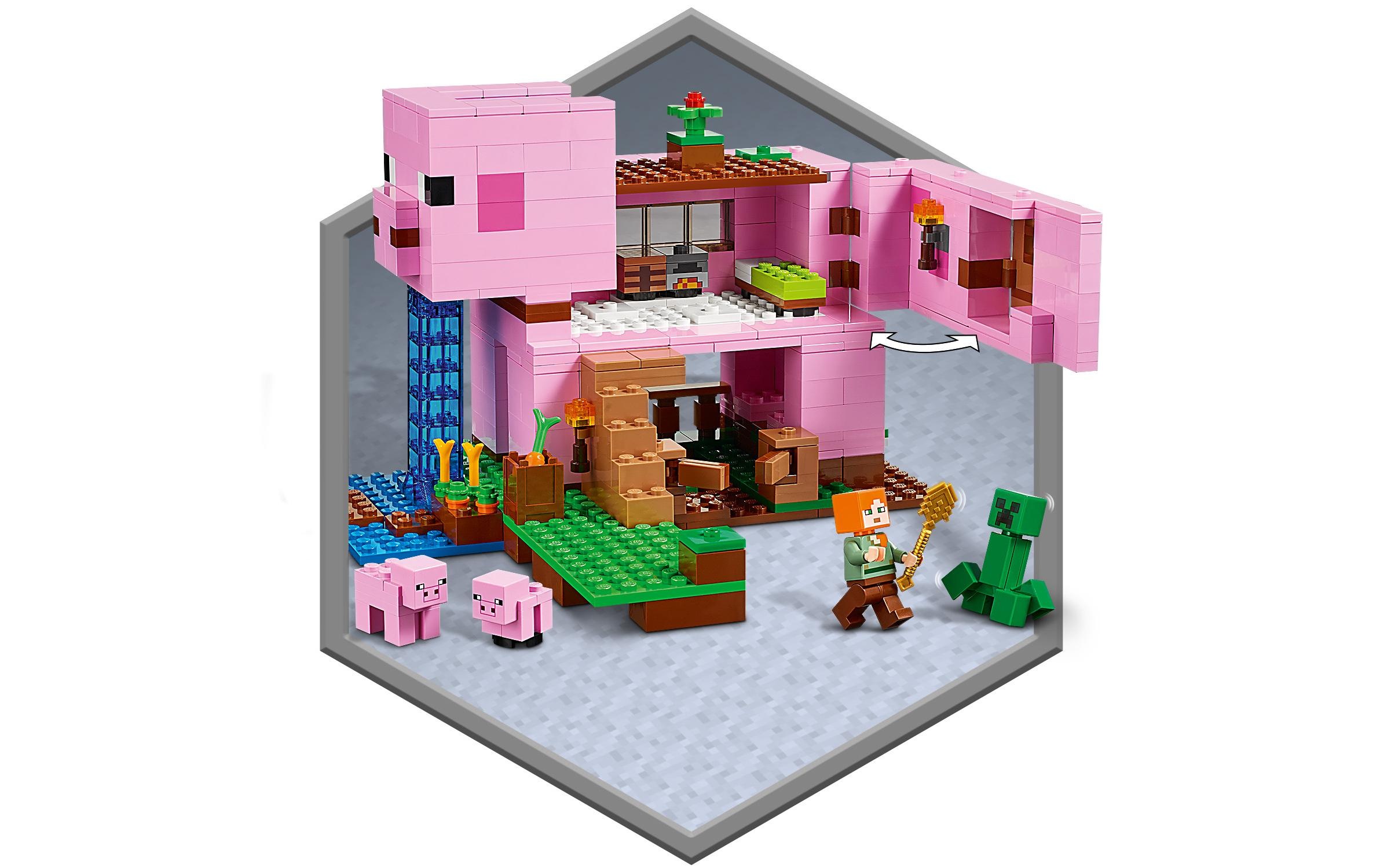 LEGO® Konstruktionsspielsteine »Das Schweinehaus«