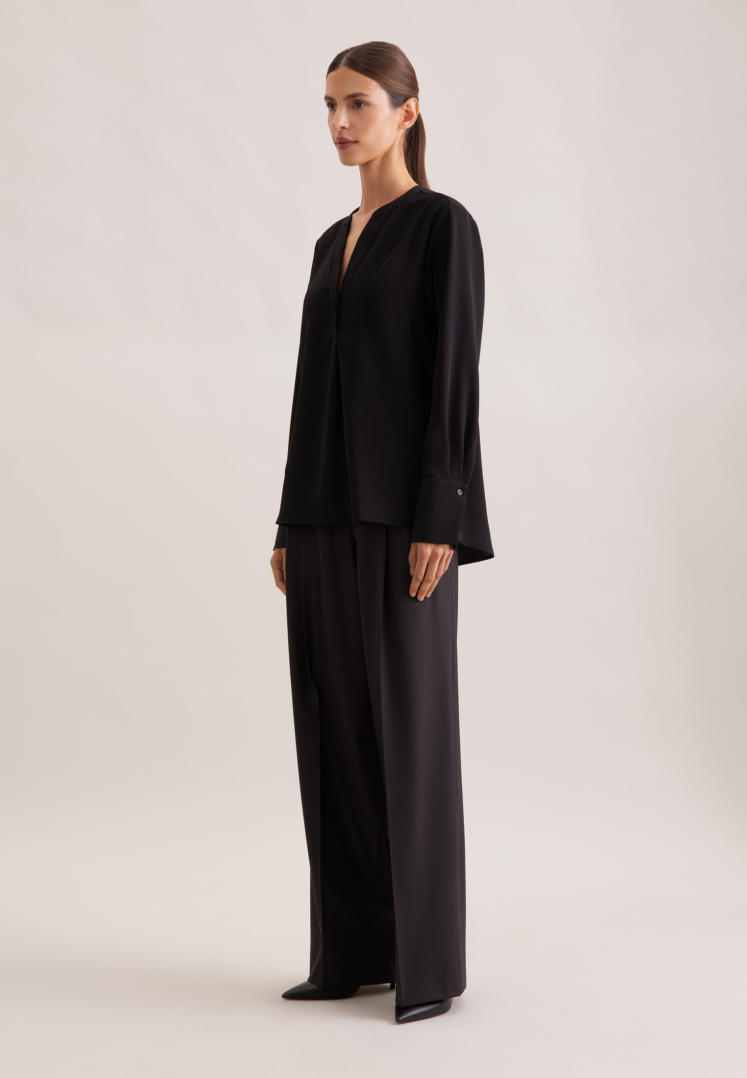 seidensticker Blouse classique »Schwarze Rose«, Tunika Uni
