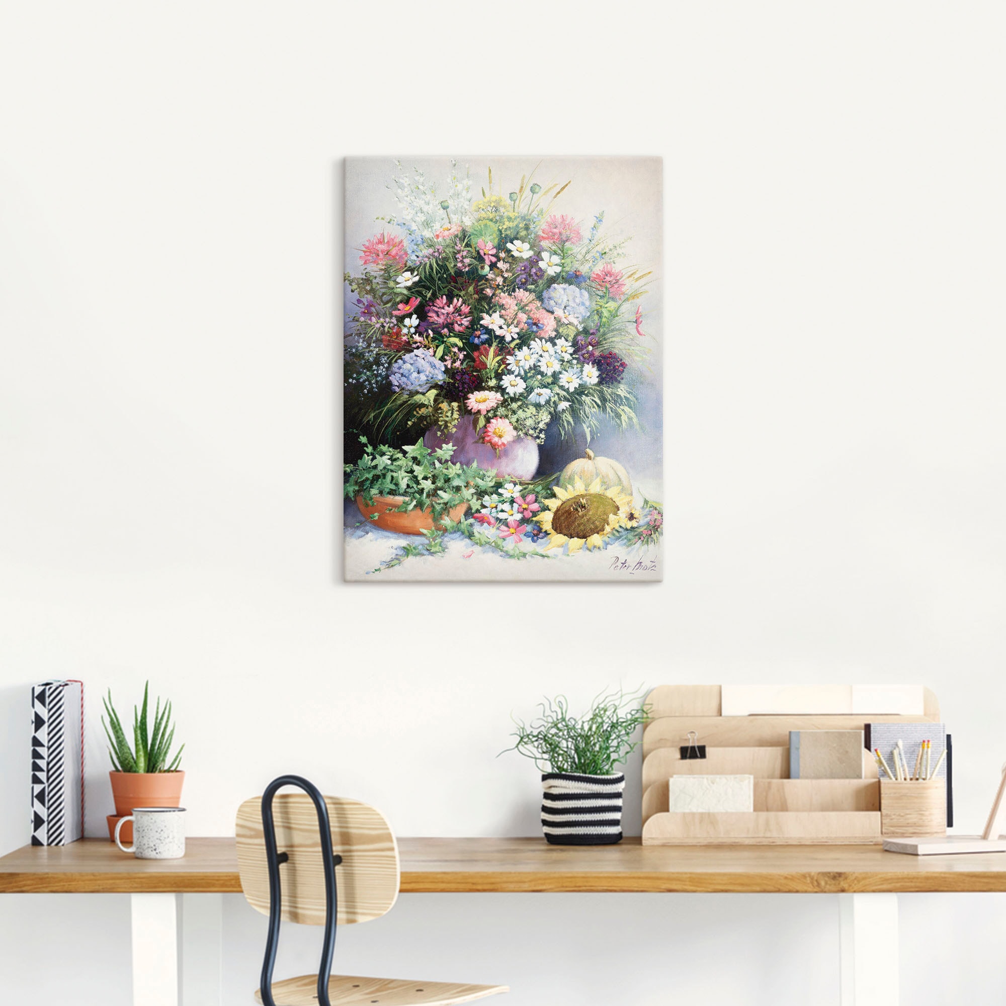 Artland Wandbild »Jahreszeiten Wärme«, Arrangements, (1 St.), als Leinwandbild, Poster in verschied. Grössen