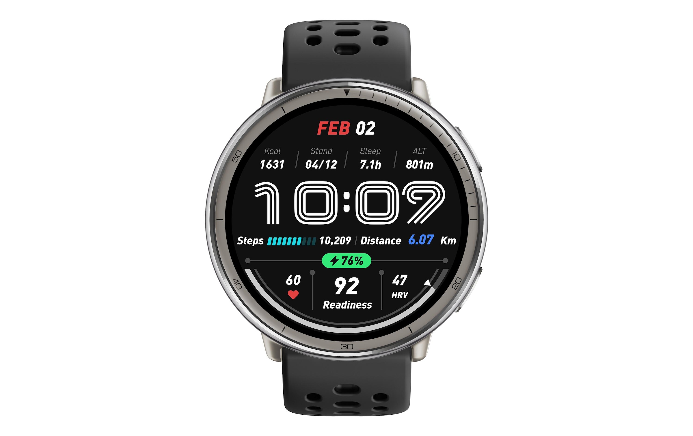 Amazfit Smartwatch »Active 2 Premium«(/ 1,32 ″) Zepp OS