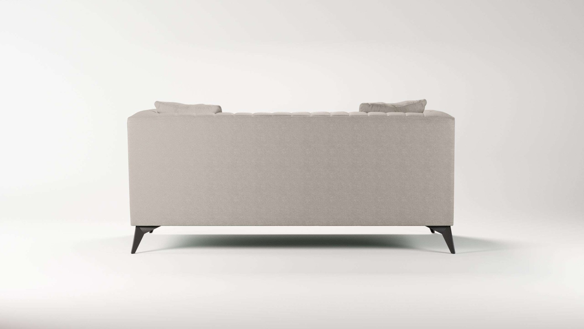 Places of Style 2-Sitzer »MATTHEW elegantes Designsofa, Masse B/T/H: 170/86/74 cm«, Steppung im Rücken, lose Sitzkissen, incl. Zierkissen
