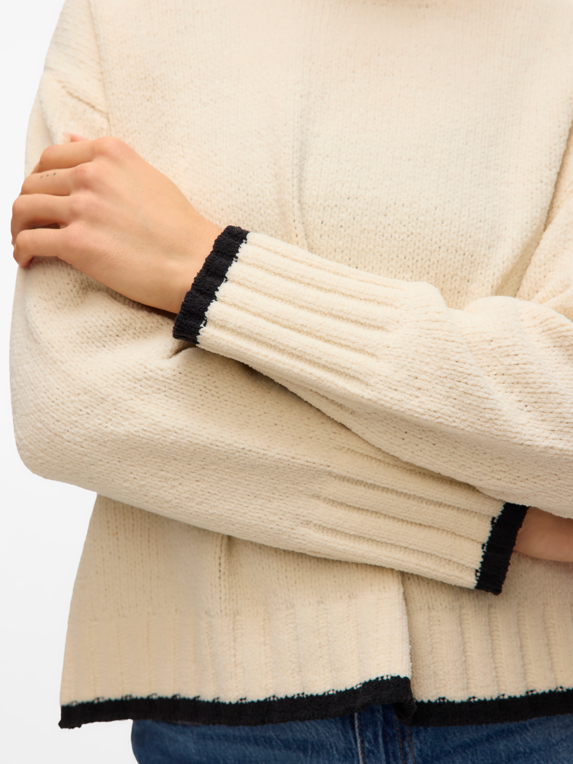 Vero Moda Strickpullover »VMSHADOW LS O-NECK PULLOVER BOO«