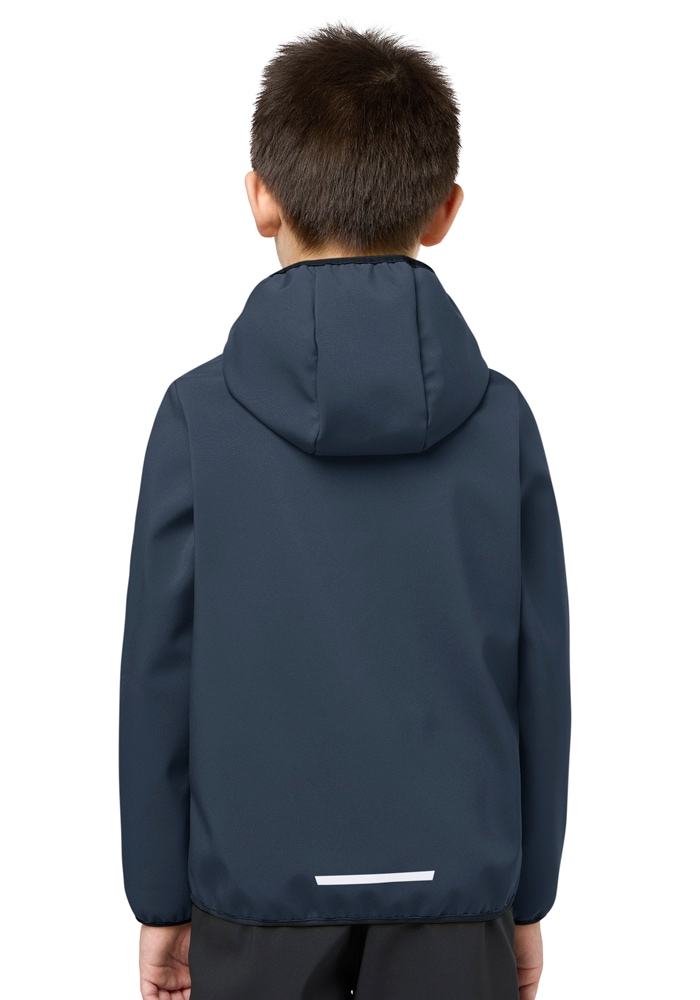 Jack Wolfskin Veste softshell »FOURWINDS JACKET KIDS« mit Kapuze